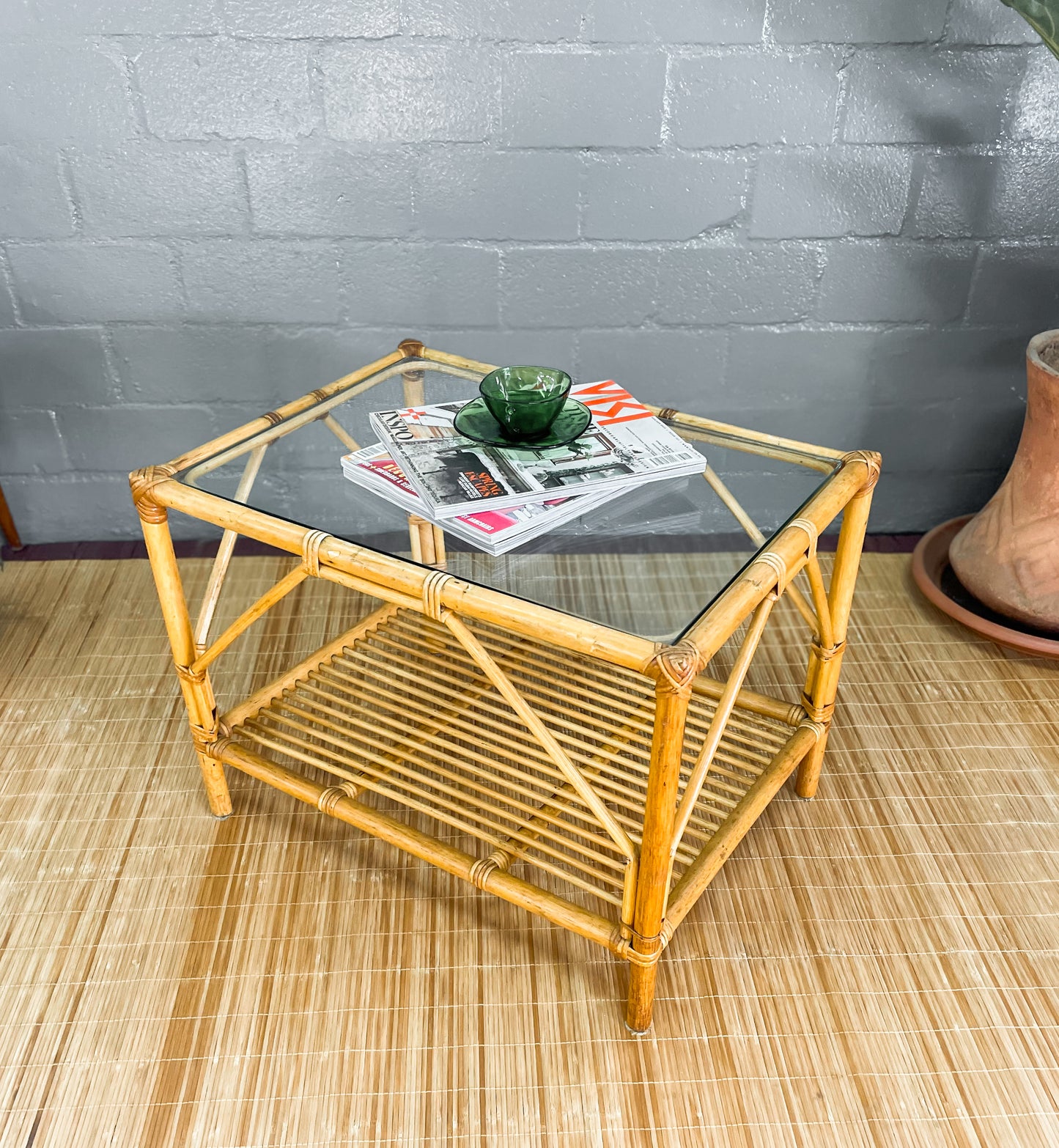 Cane Coffee Table