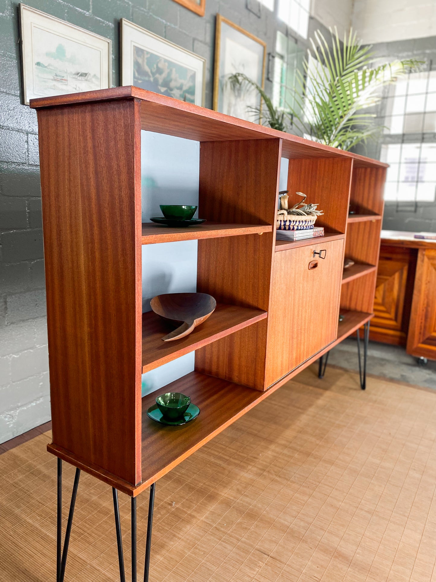 Reimagined Frystark Mid-Century Modern Bookshelf