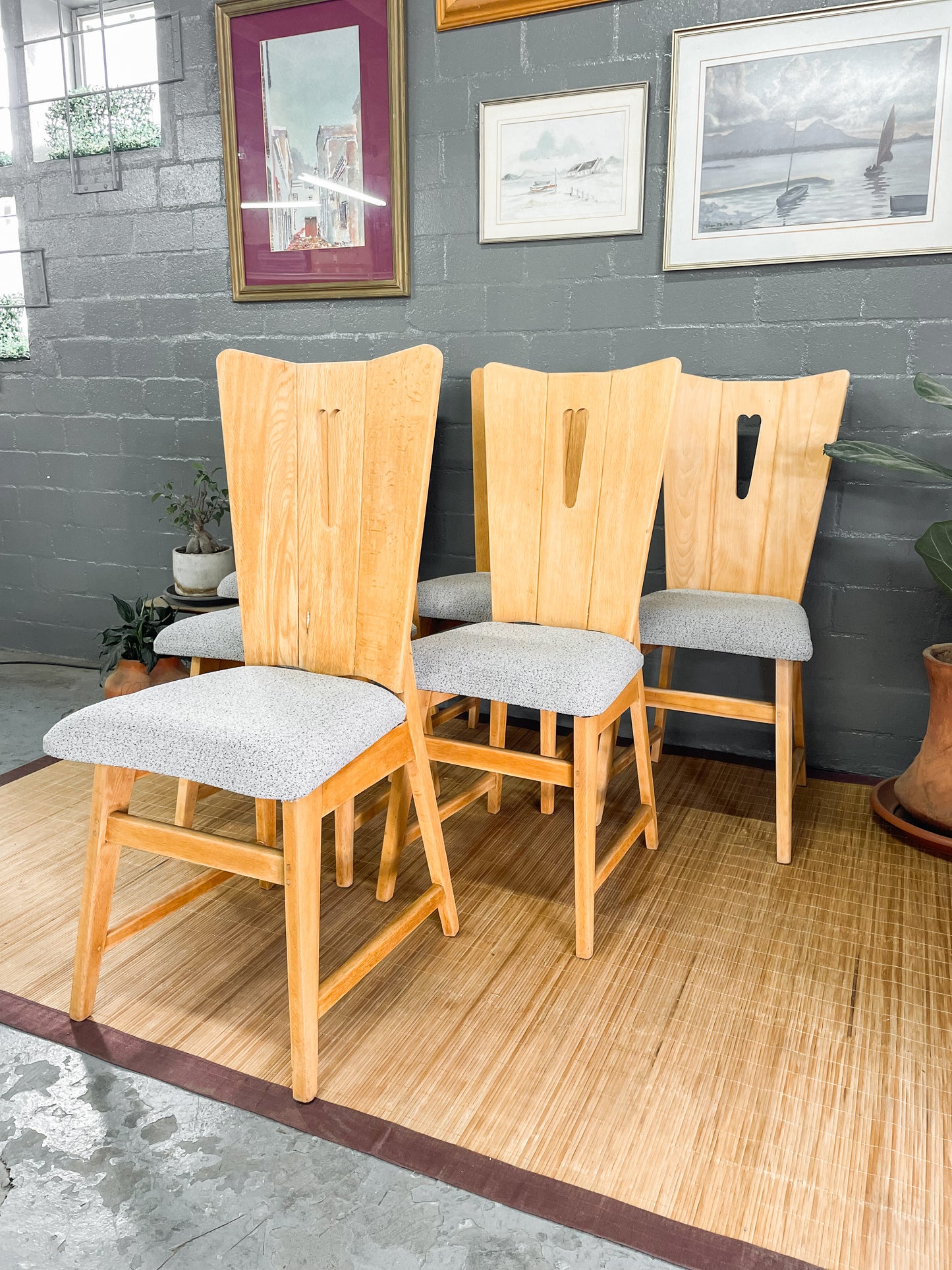 Six Bakker and Steyger Dining Chairs