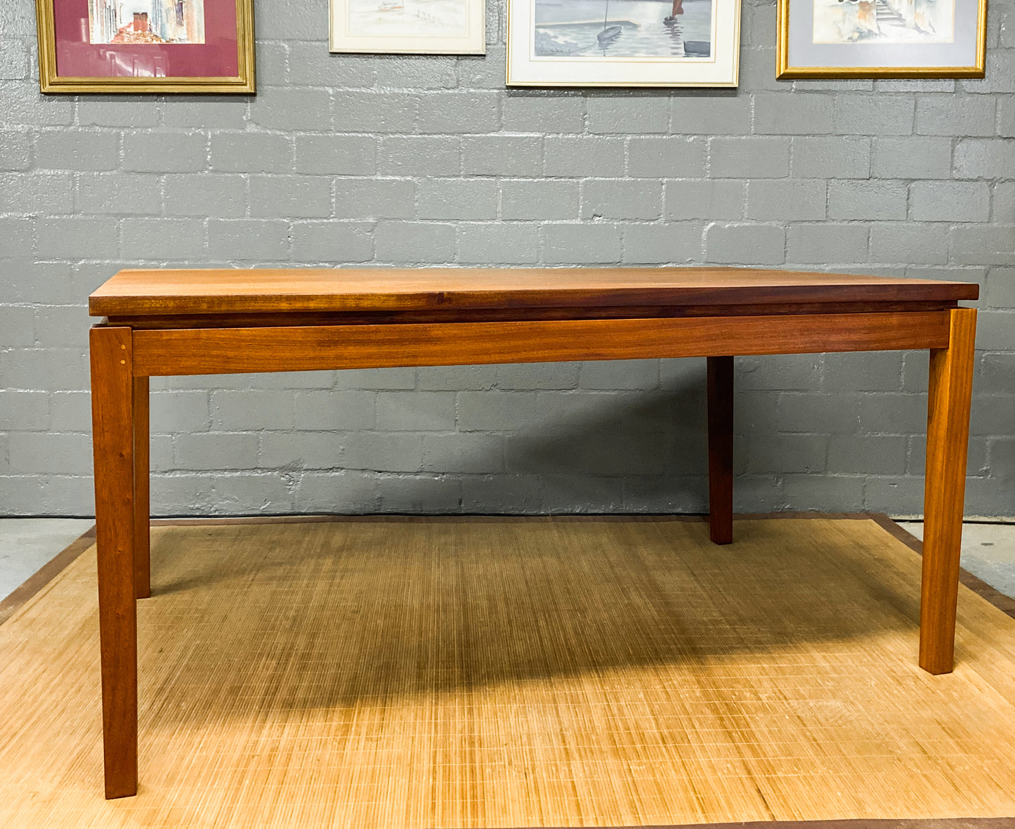 Elegant Mid-Century Modern Teak Dining Table