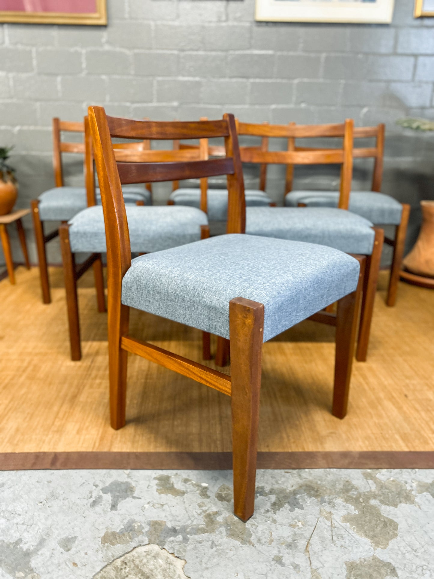 Set of 6 Mid Century Dining Chairs
