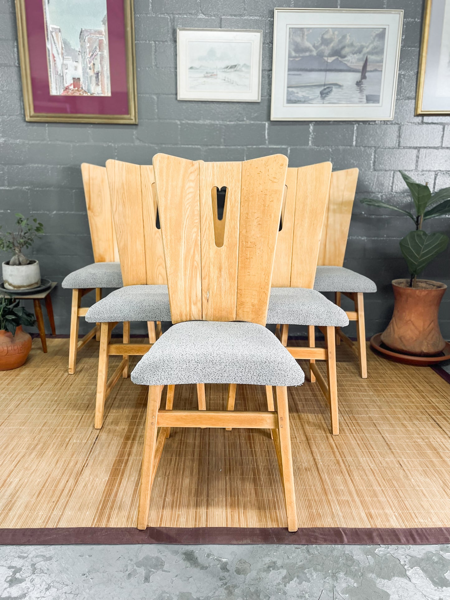 Six Bakker and Steyger Dining Chairs
