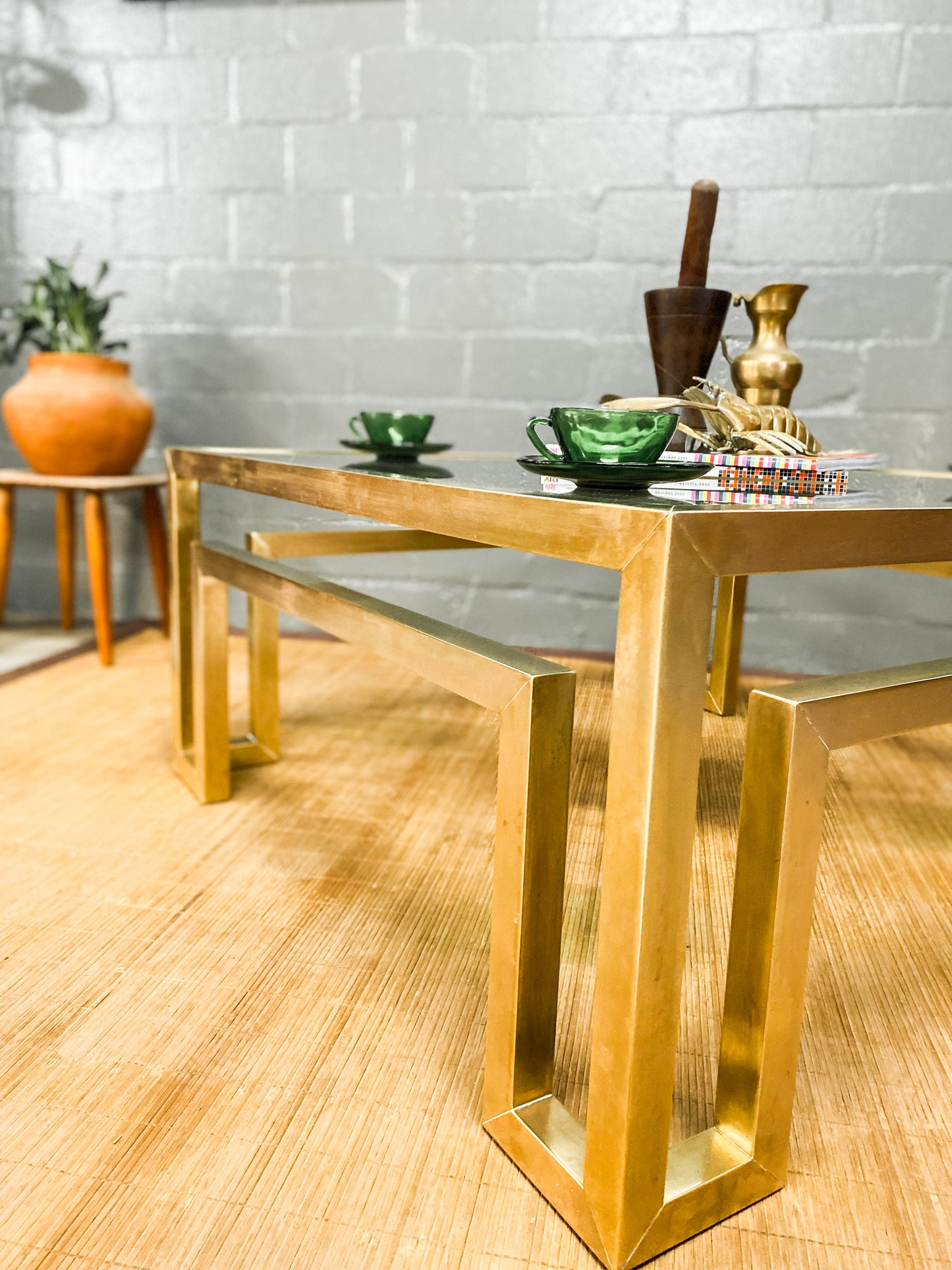 Brass Coffee Table