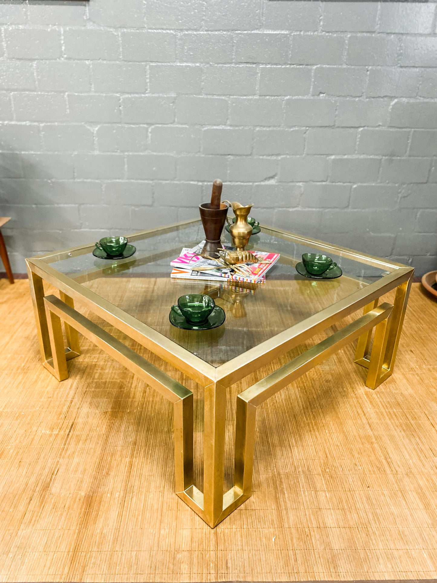 Brass Coffee Table