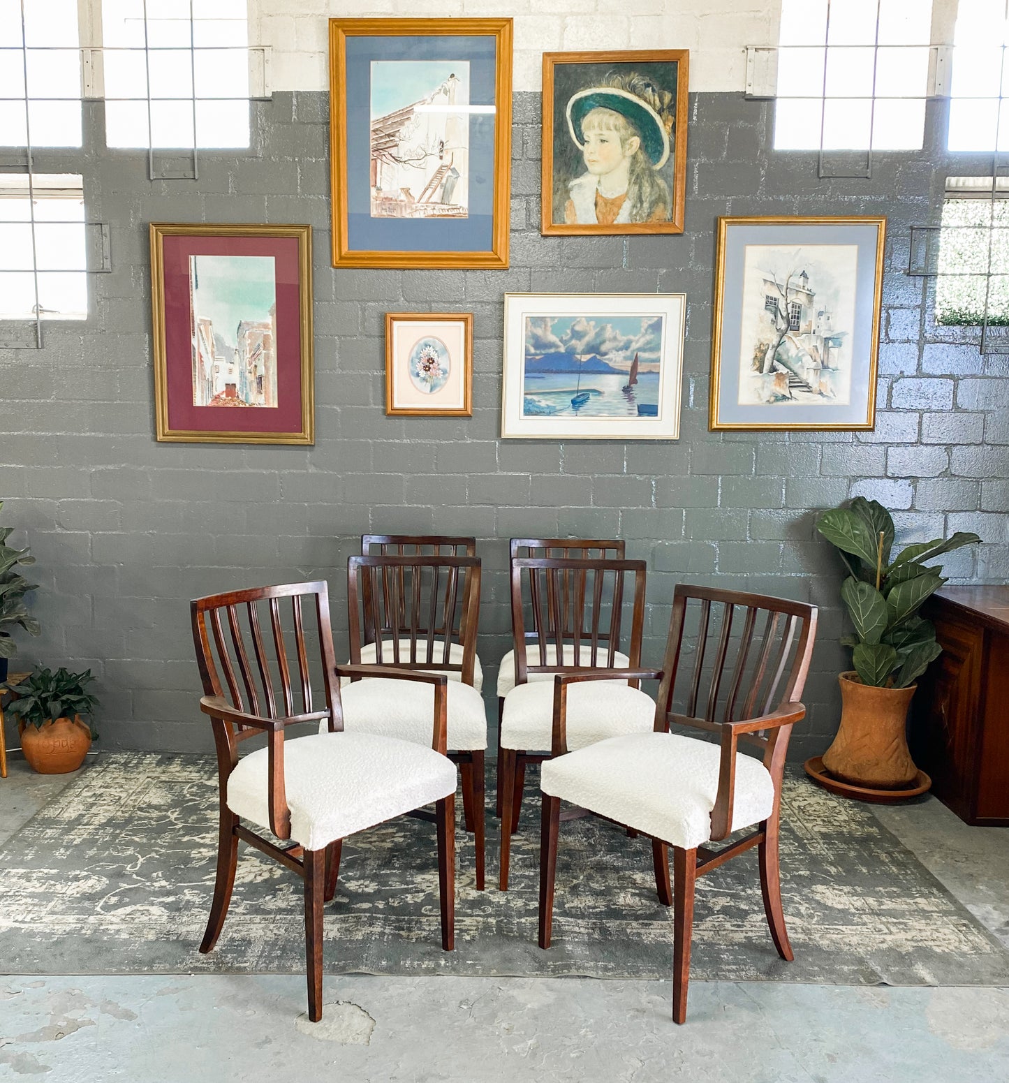 Set of 6 EE Meyer Dining Chairs