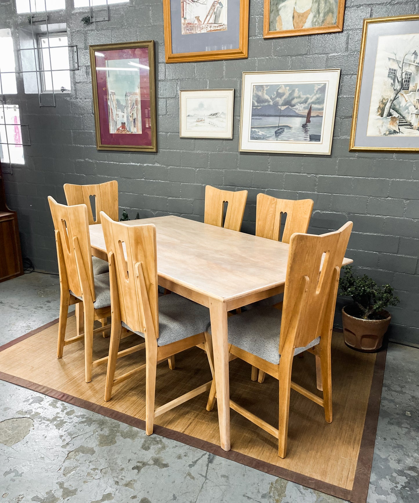 Six Bakker and Steyger Dining Chairs