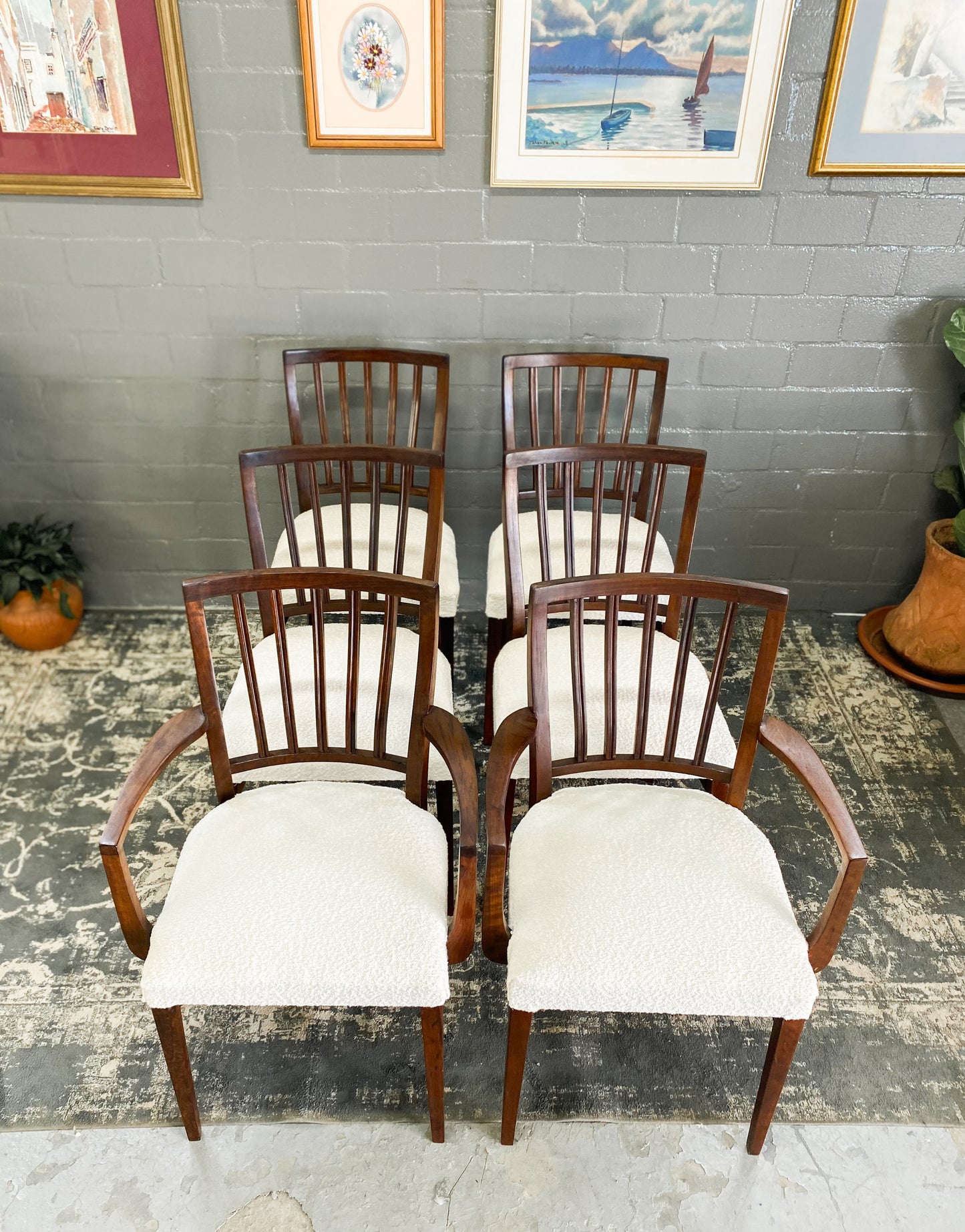 Set of 6 EE Meyer Dining Chairs