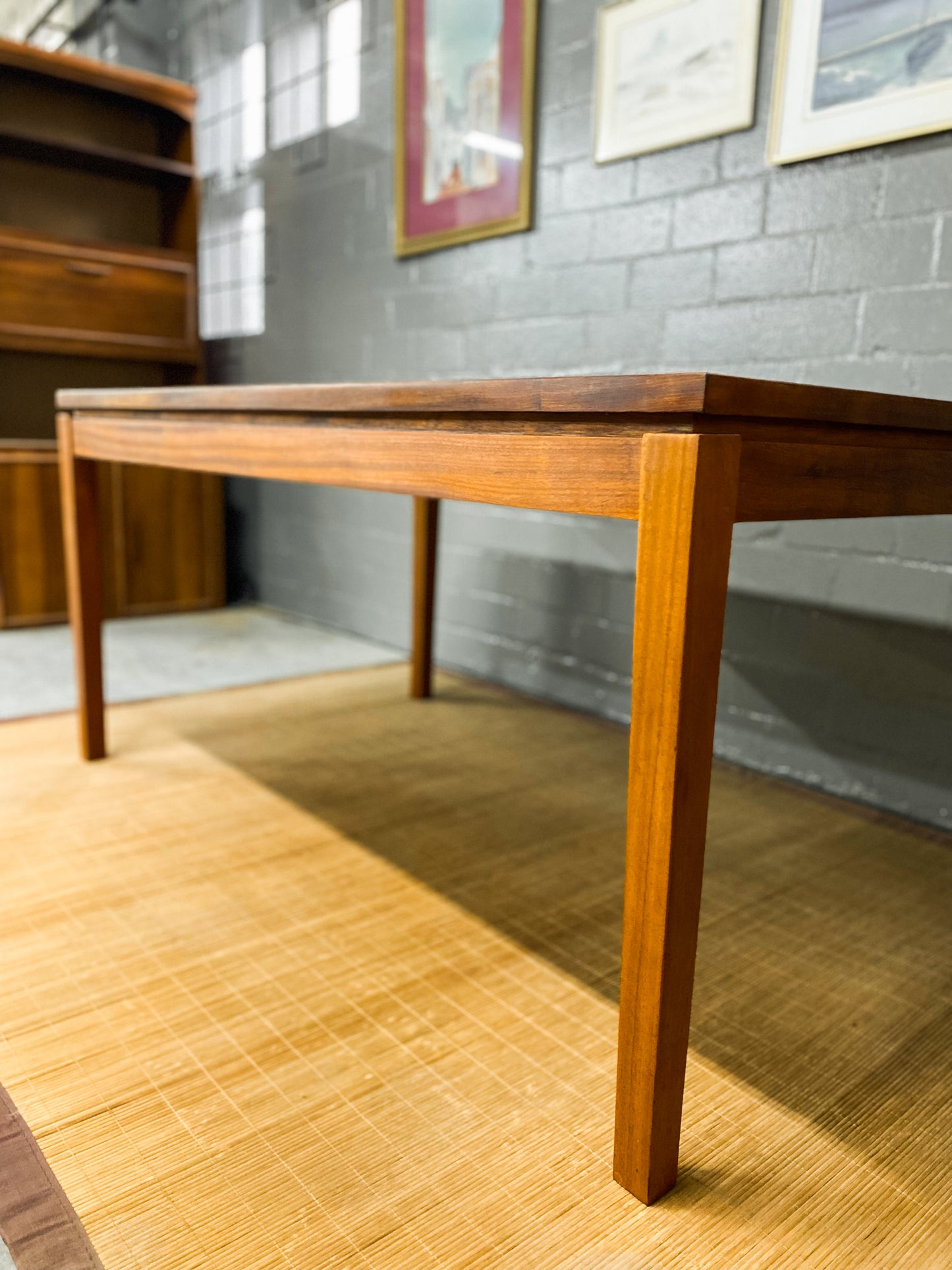 Elegant Mid-Century Modern Teak Dining Table