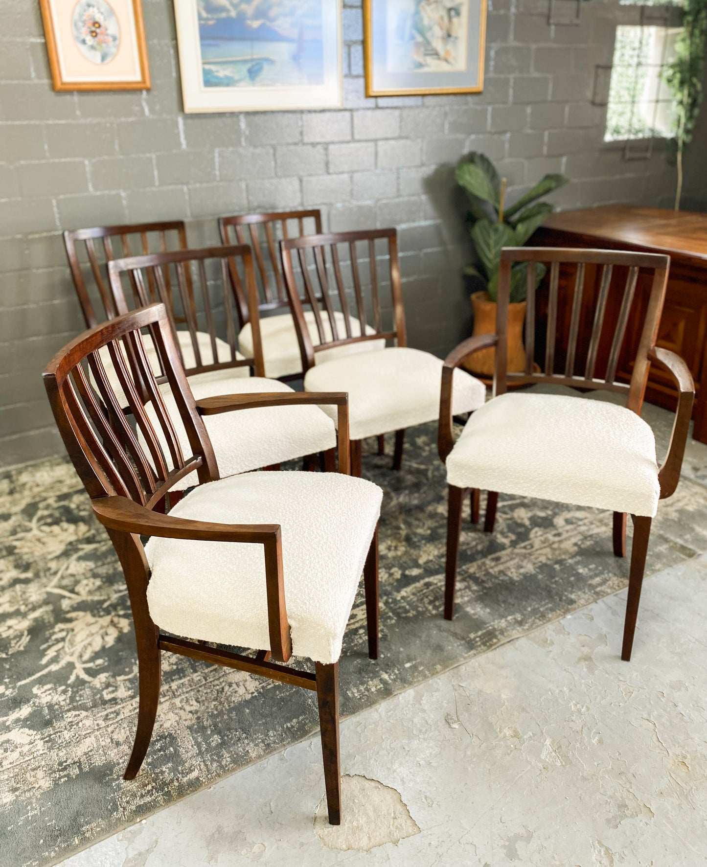 Set of 6 EE Meyer Dining Chairs