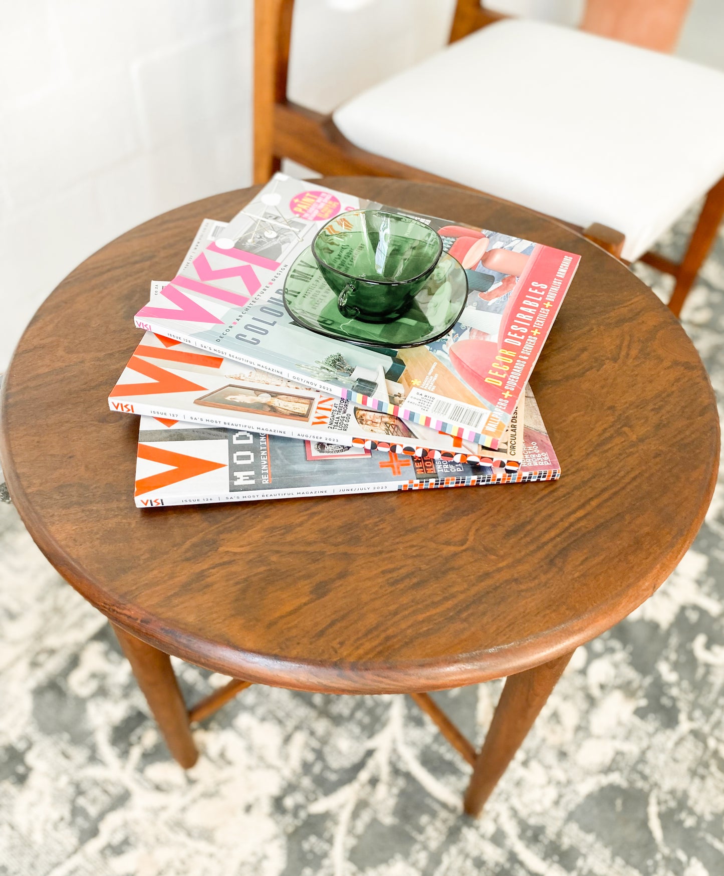 Mid Century Imbuia Side Table