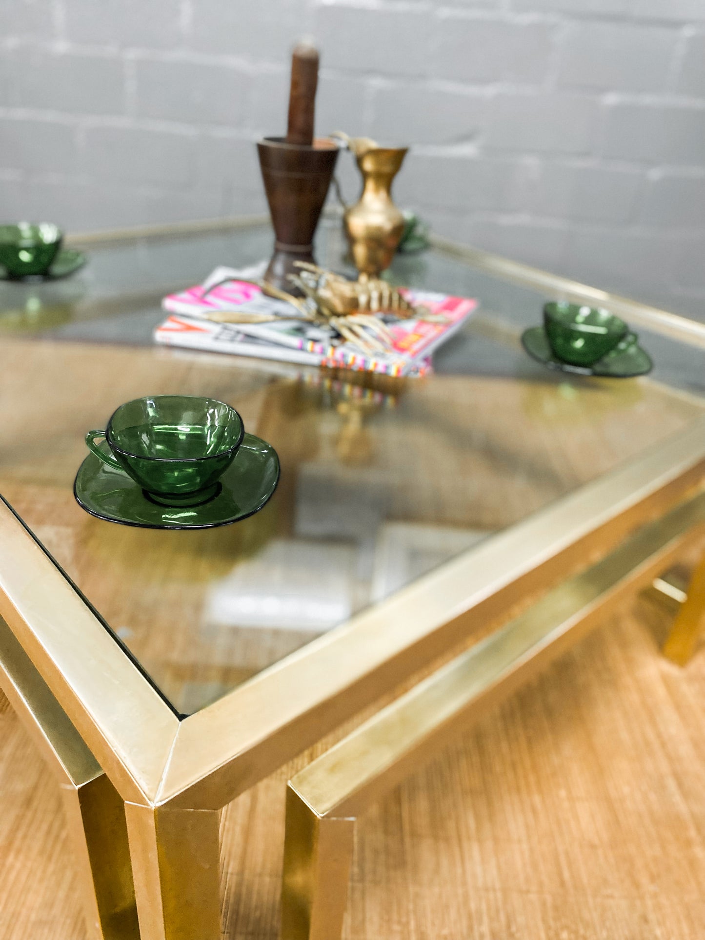 Brass Coffee Table