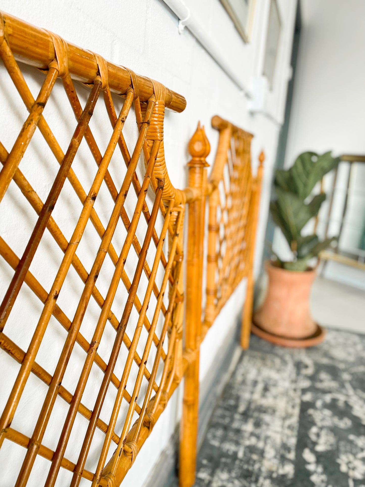King Cane Headboard