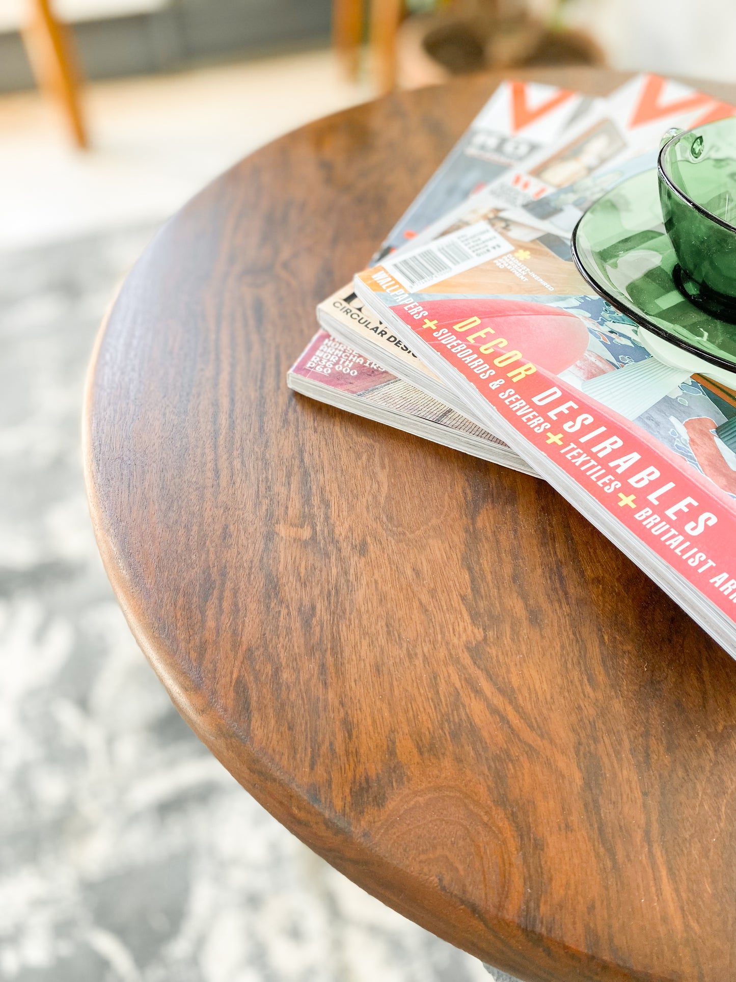Mid Century Imbuia Side Table