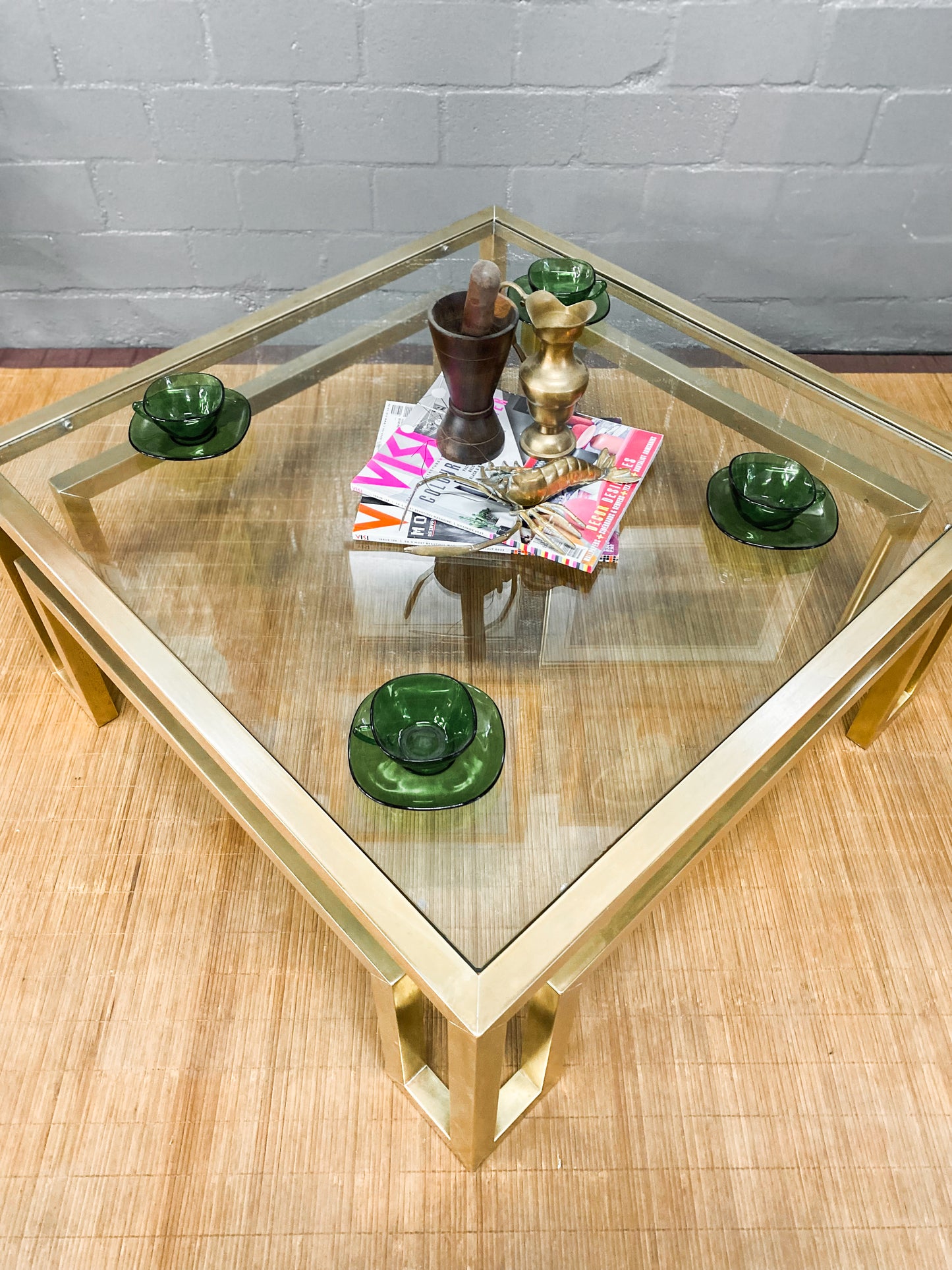 Brass Coffee Table