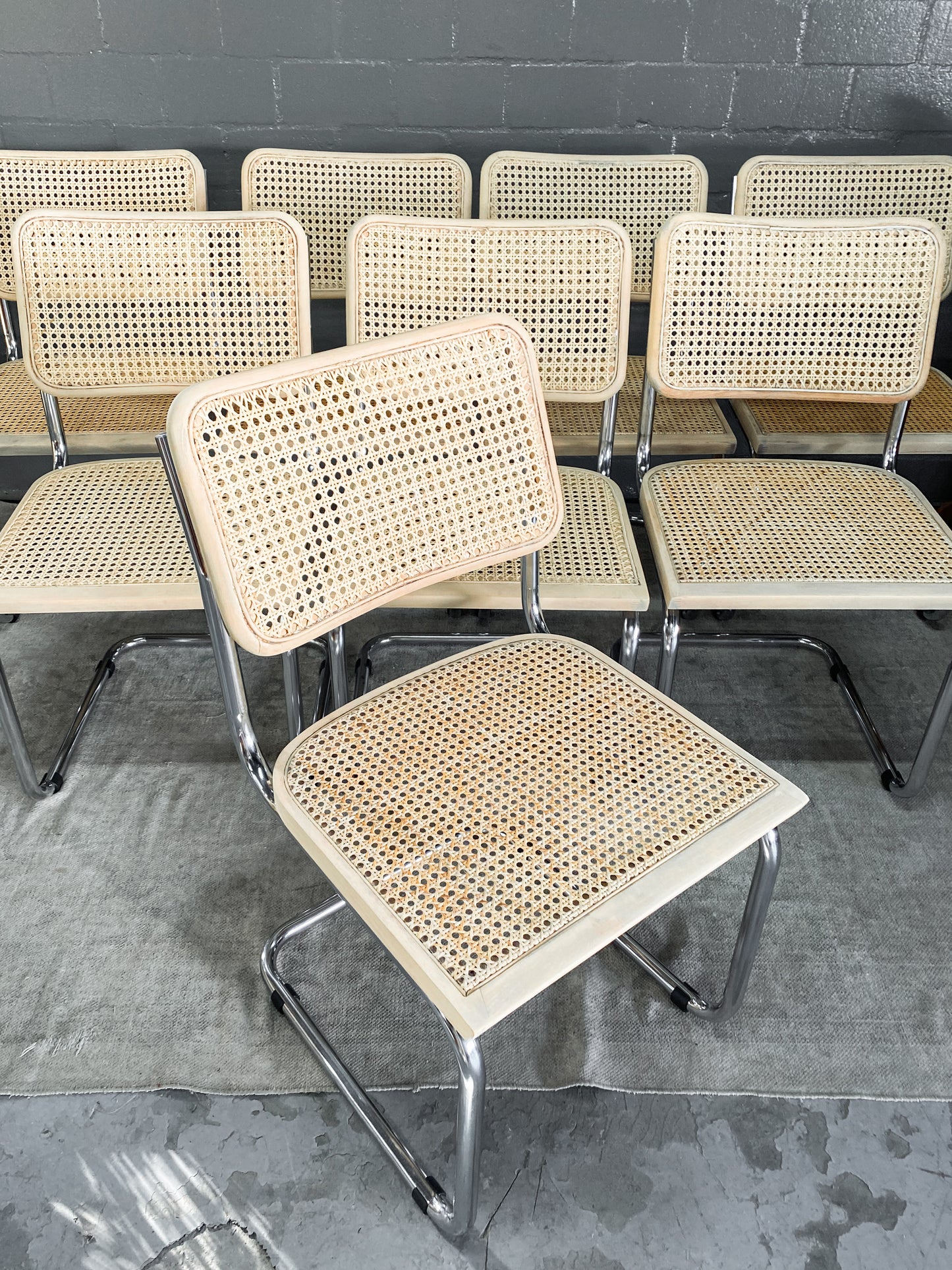 Pair of Cesca Style Dining Chairs