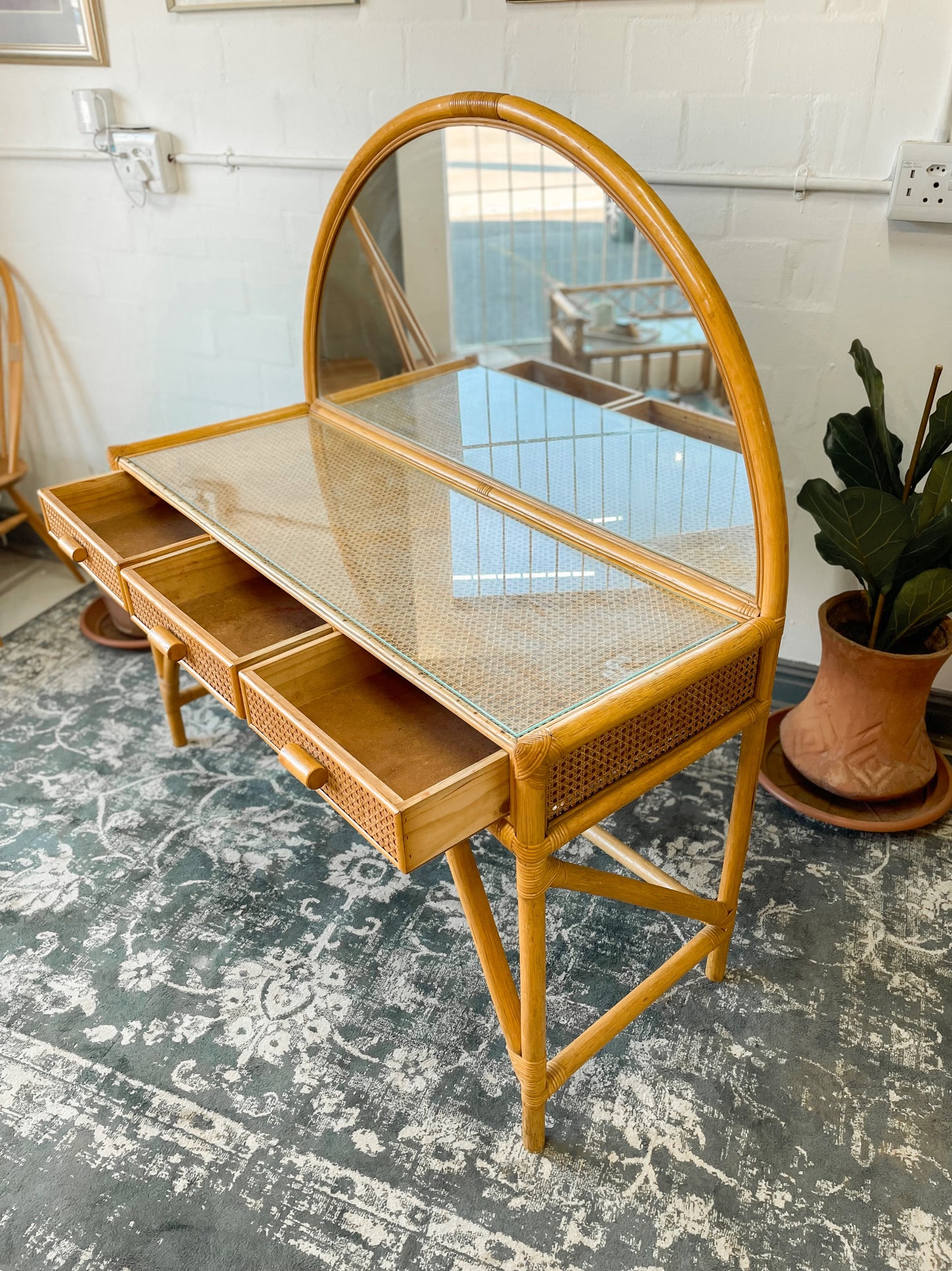 Cane Dresser and Seat