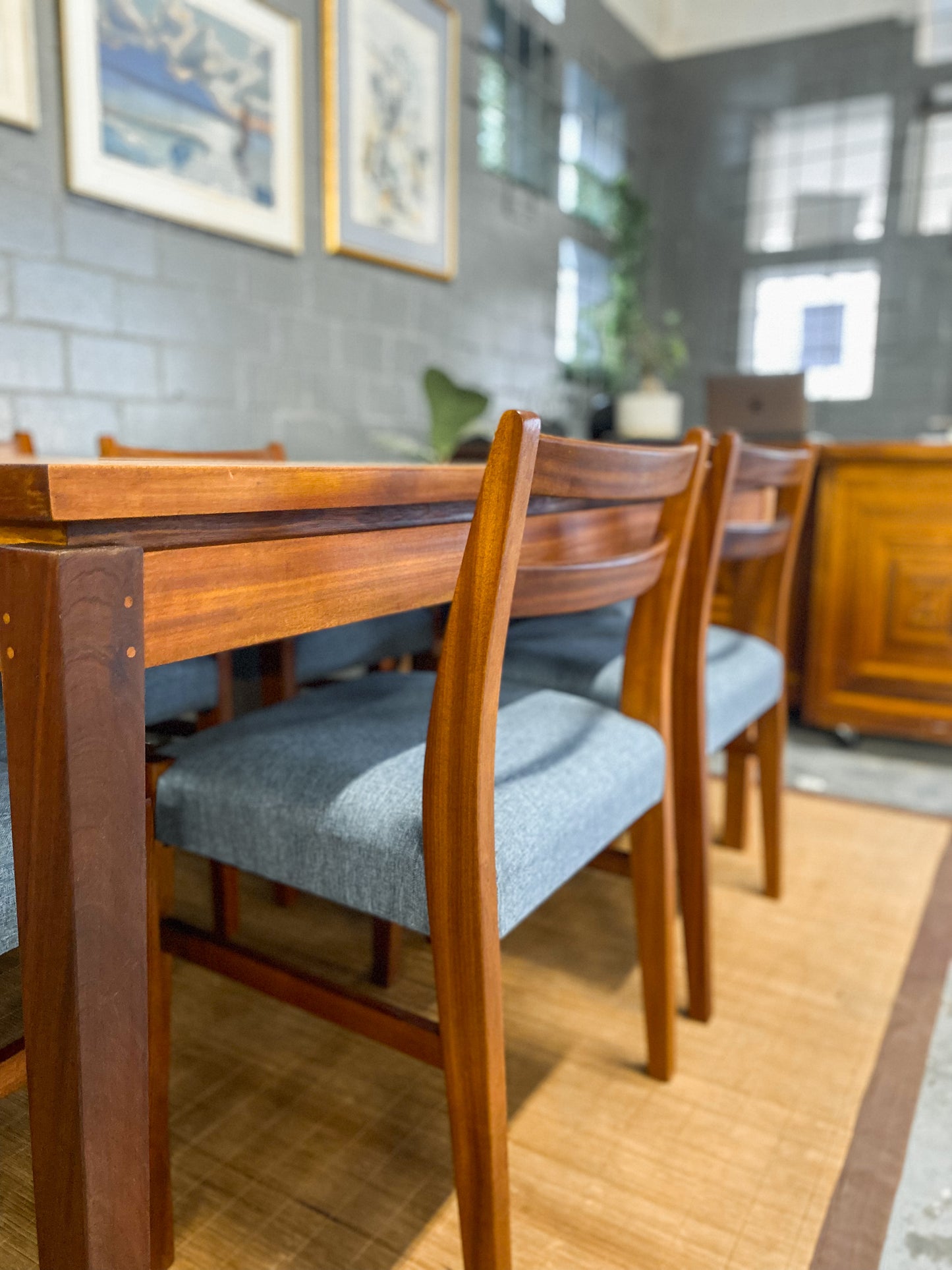 Set of 6 Mid Century Dining Chairs