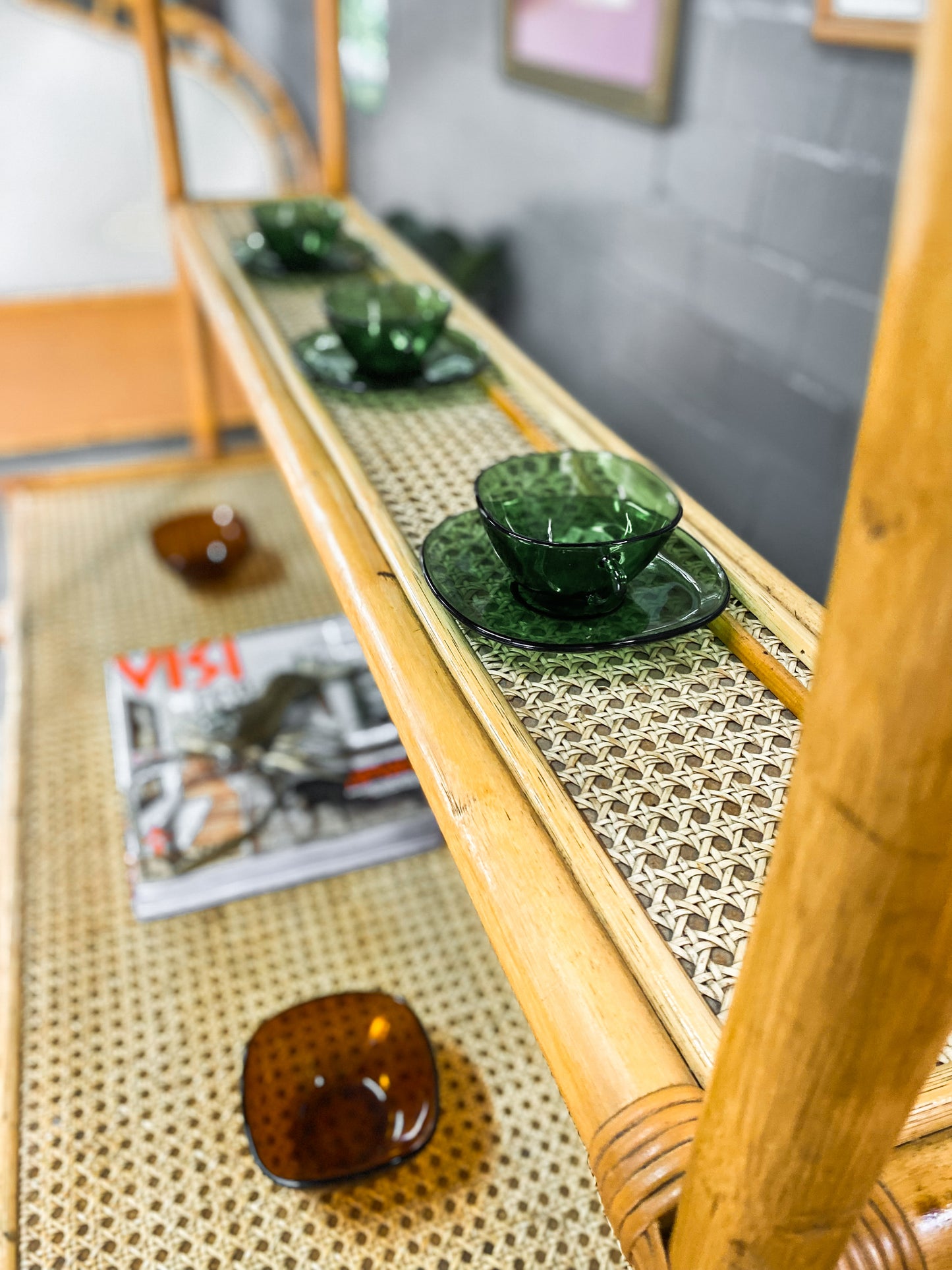 Cane Display Cabinet