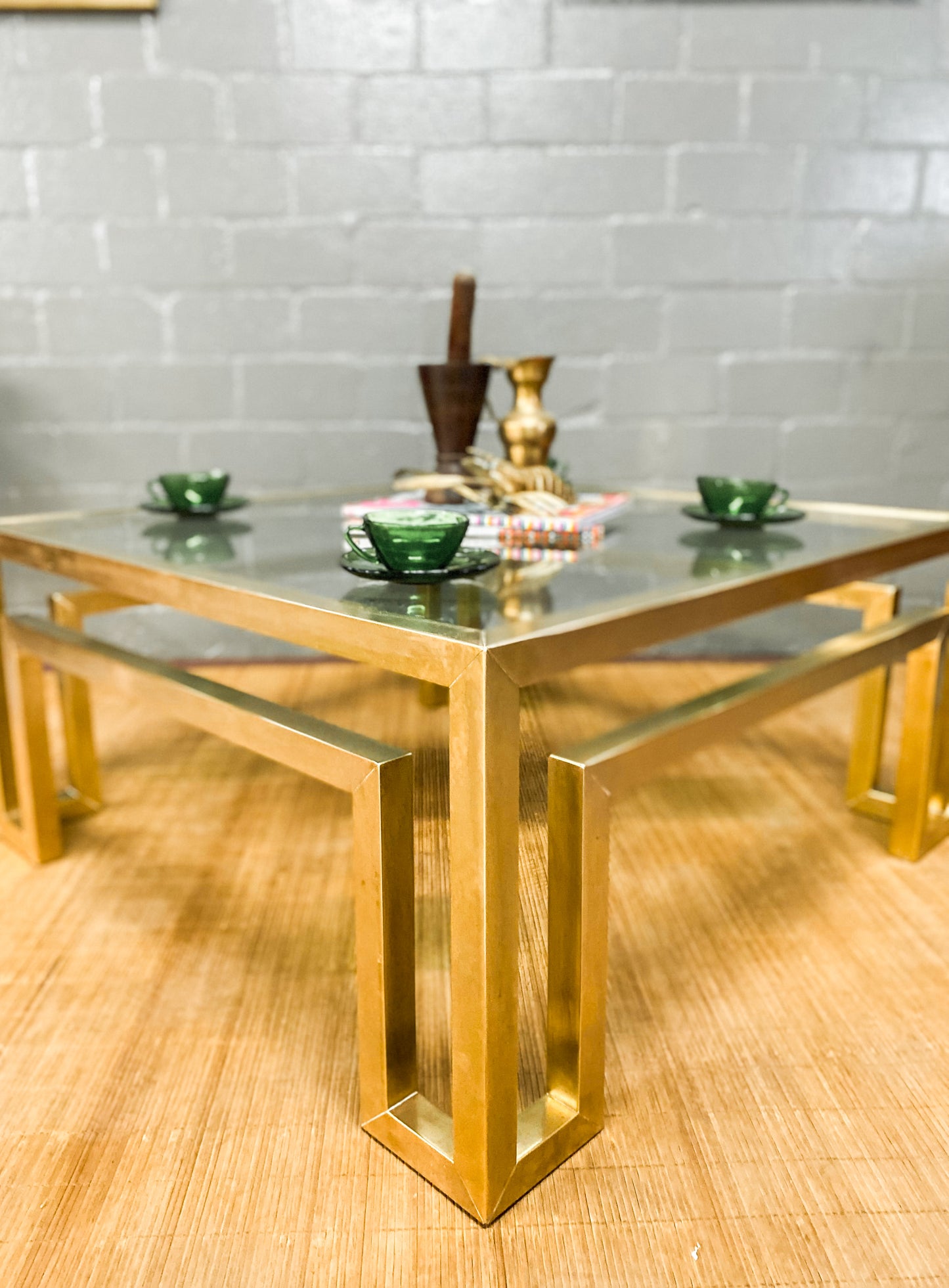 Brass Coffee Table