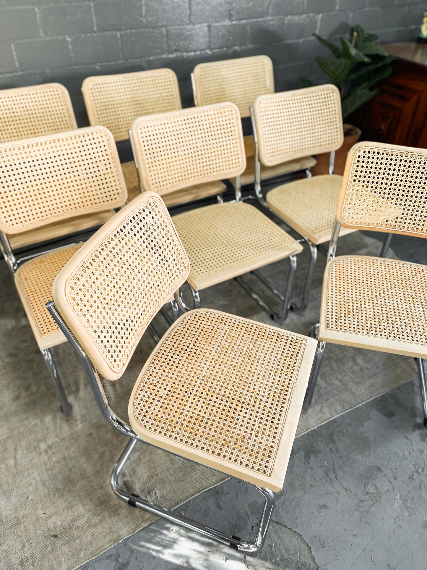 Pair of Cesca Style Dining Chairs