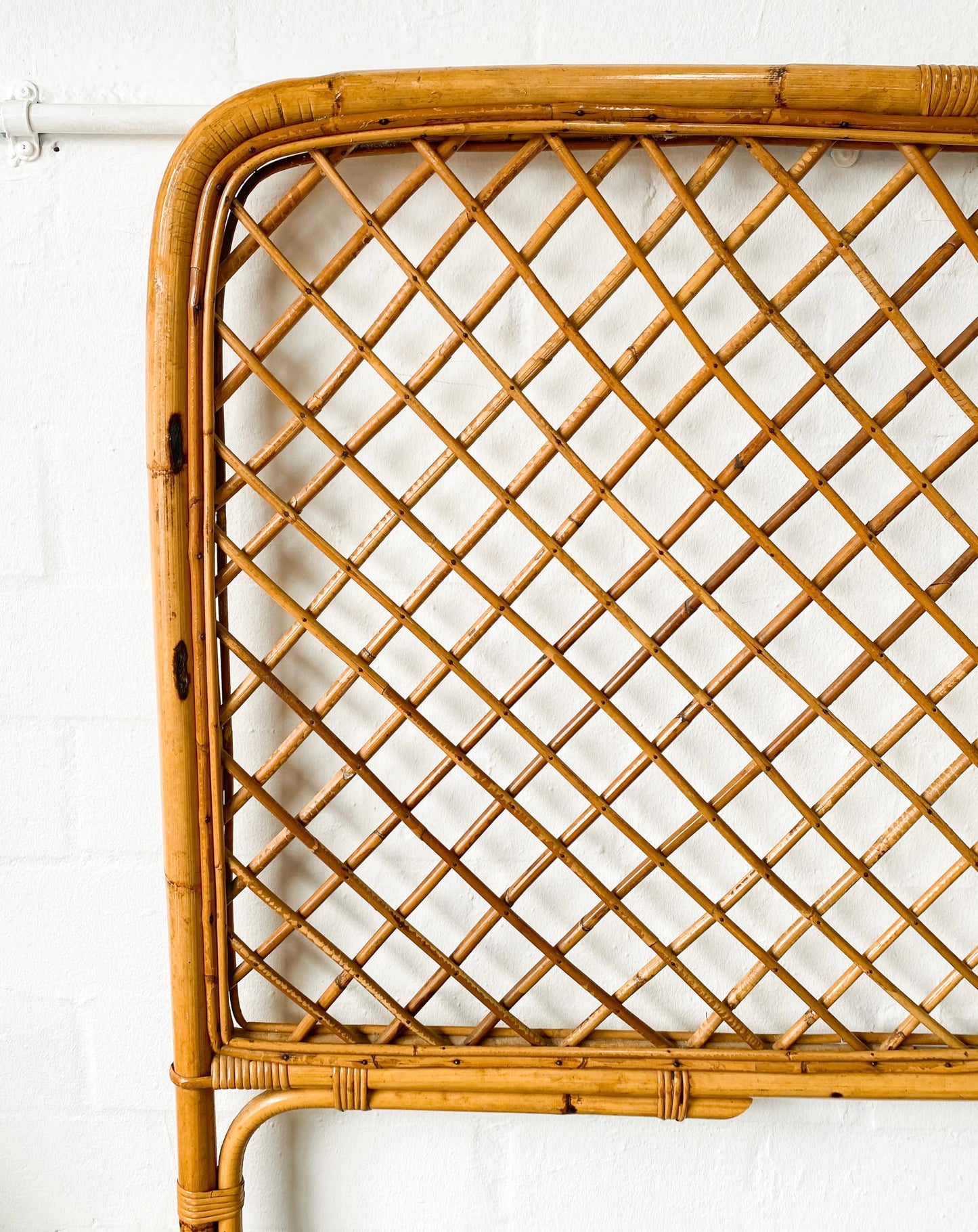 Double Cane Headboard