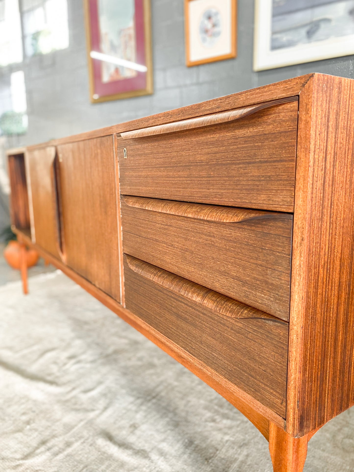 Duros Mid Century Sideboard