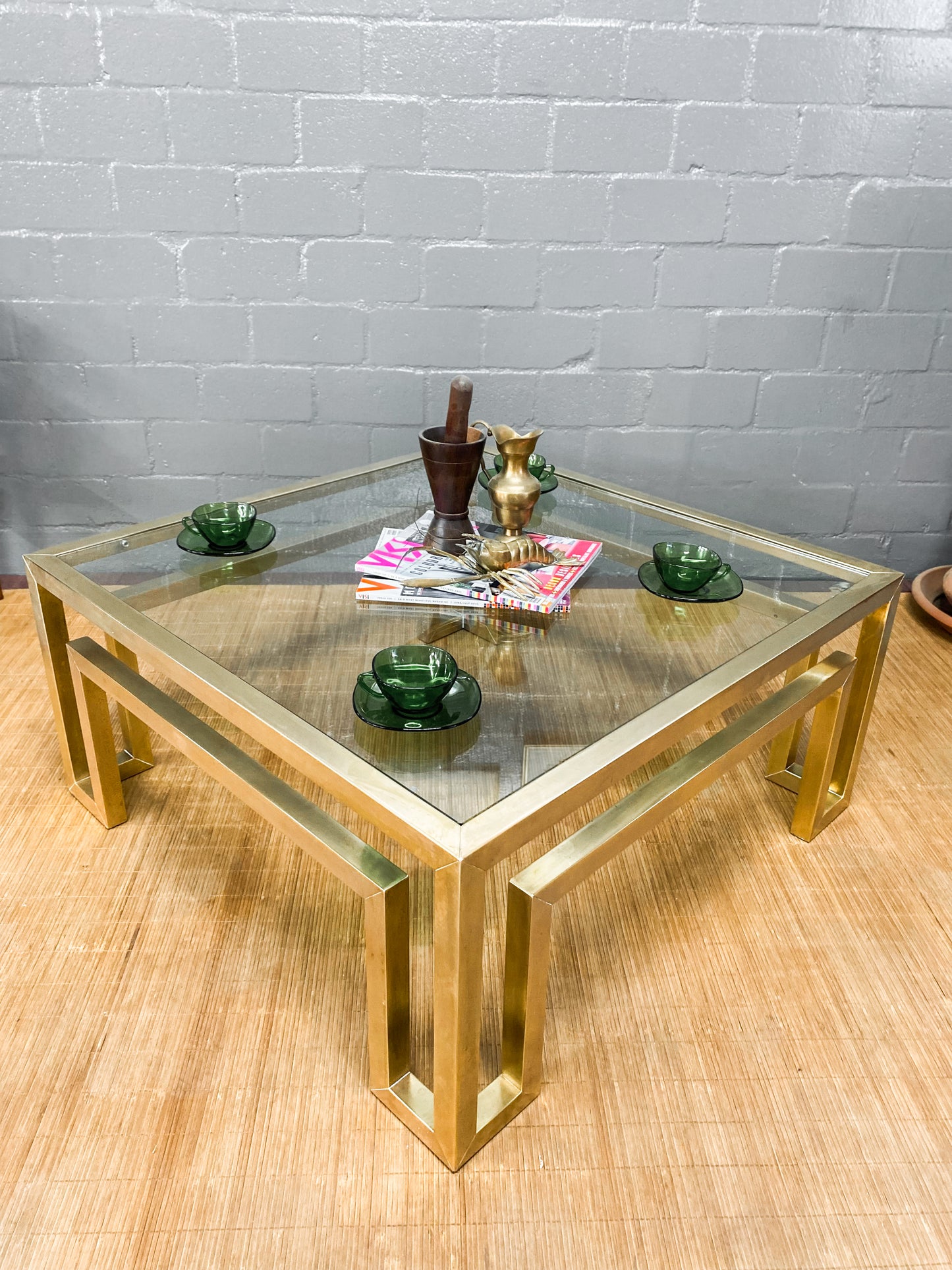 Brass Coffee Table