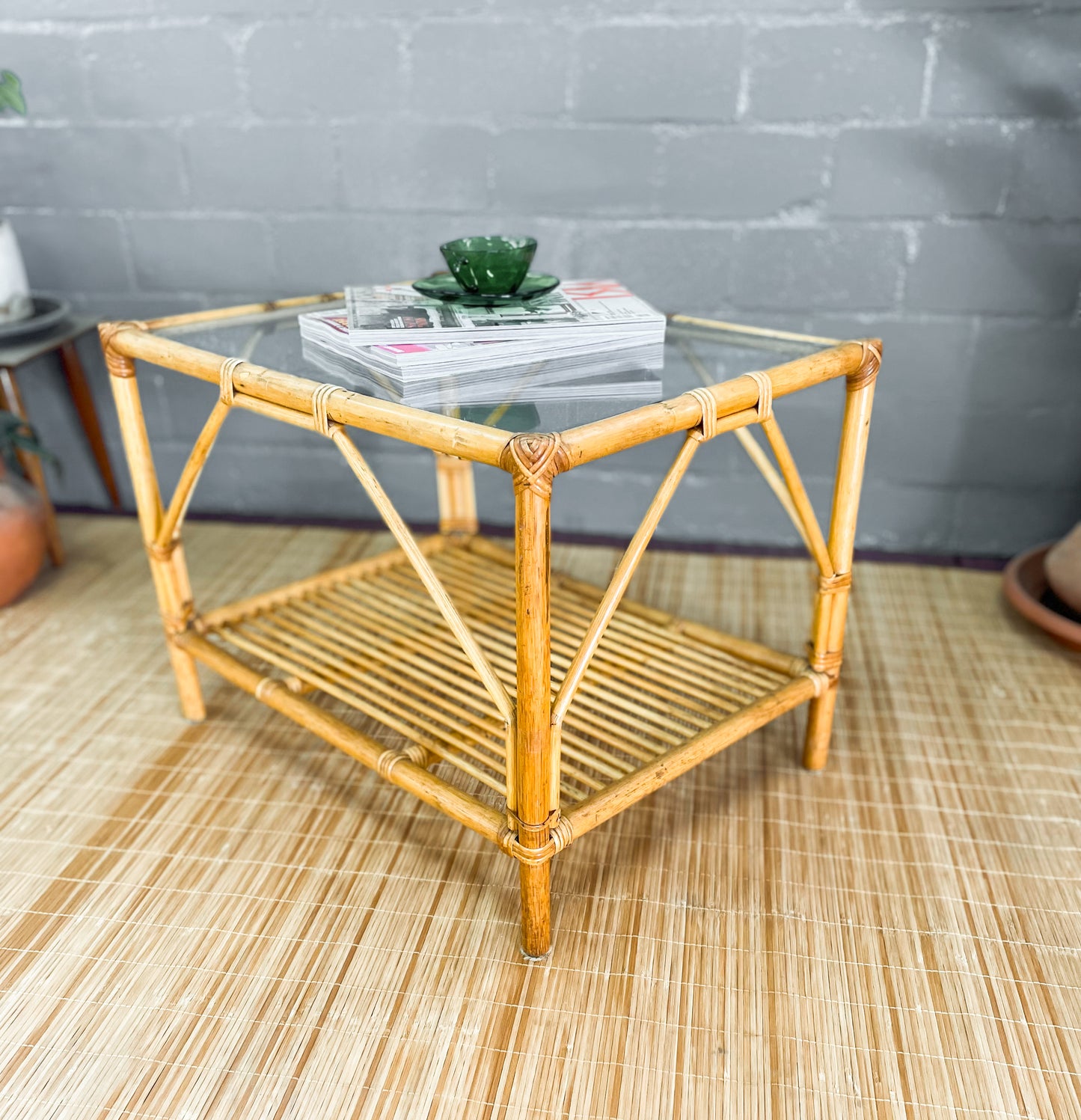Cane Coffee Table