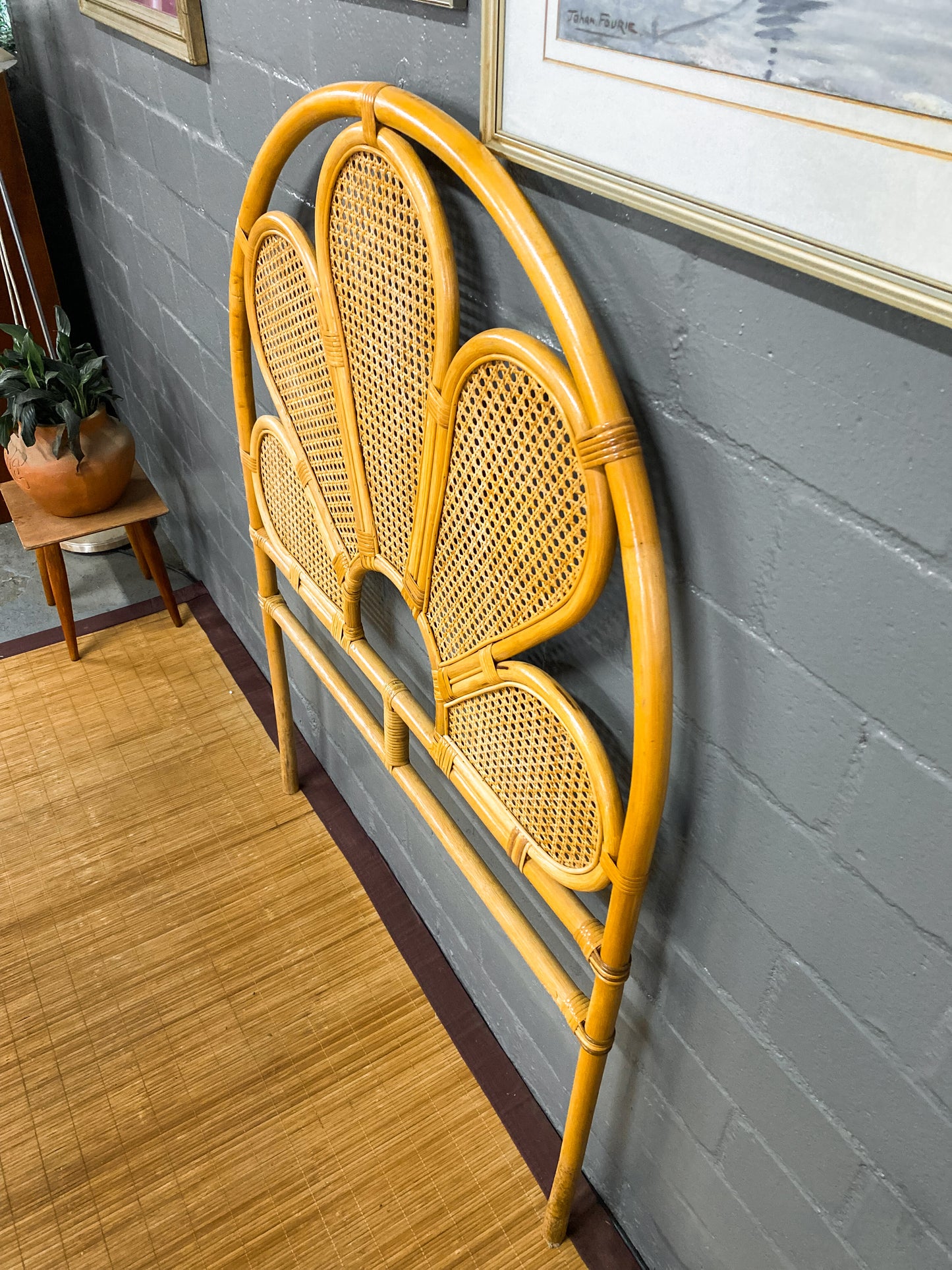 Single Cane Headboard