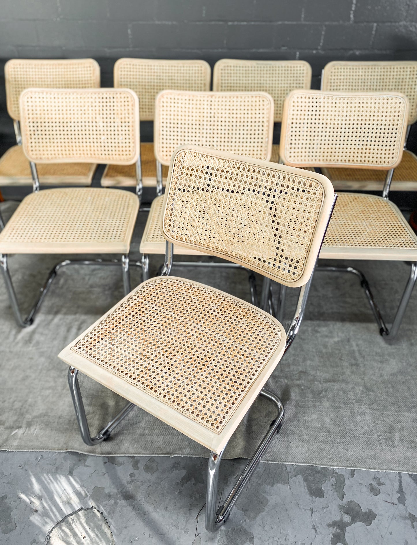 Pair of Cesca Style Dining Chairs