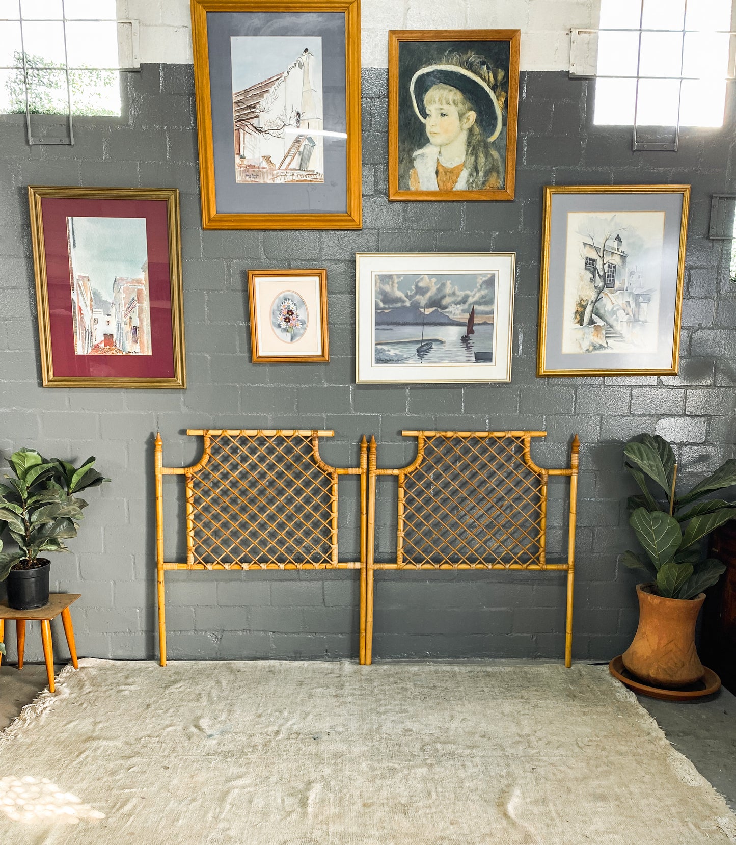 King Cane Headboard