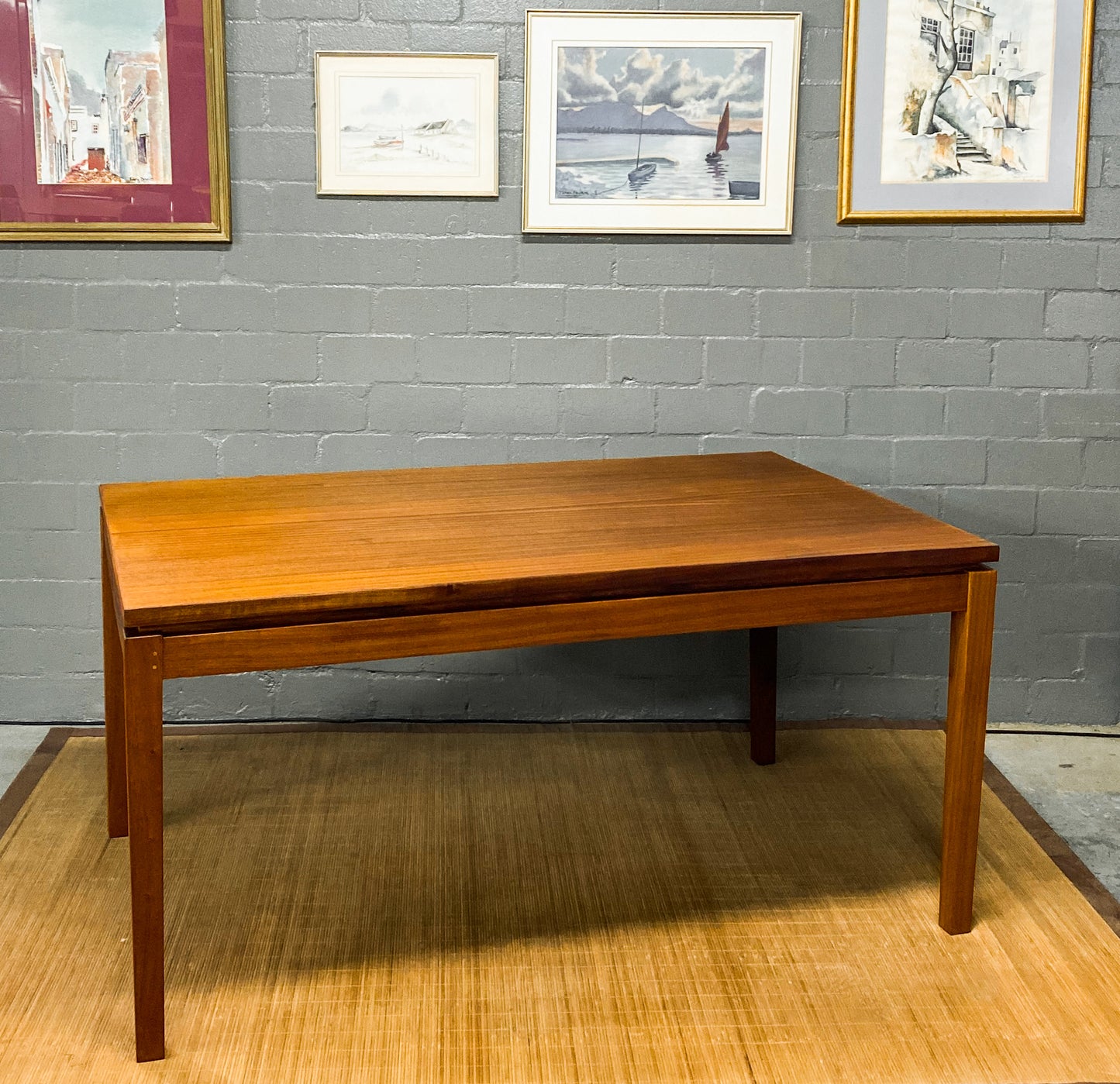 Elegant Mid-Century Modern Teak Dining Table