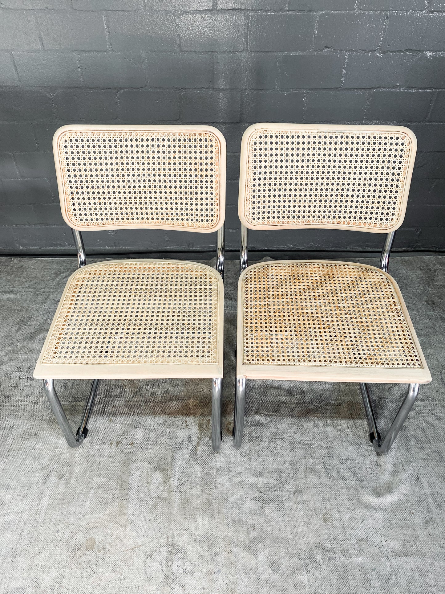 Pair of Cesca Style Dining Chairs