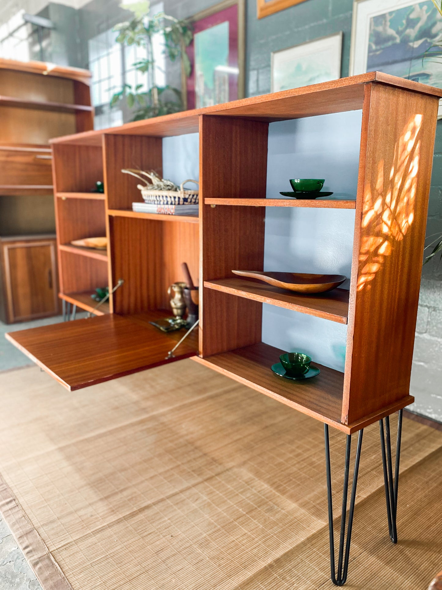 Reimagined Frystark Mid-Century Modern Bookshelf