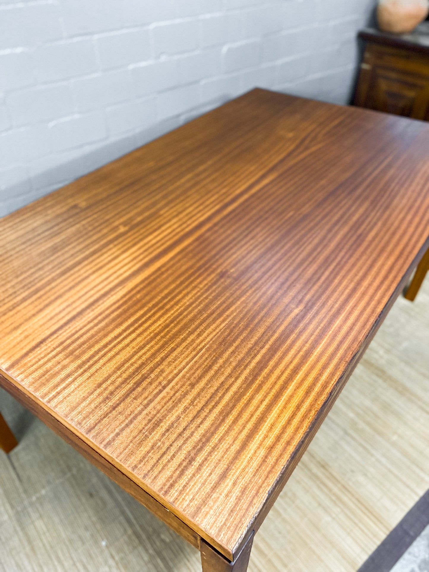 Elegant Mid-Century Modern Teak Dining Table