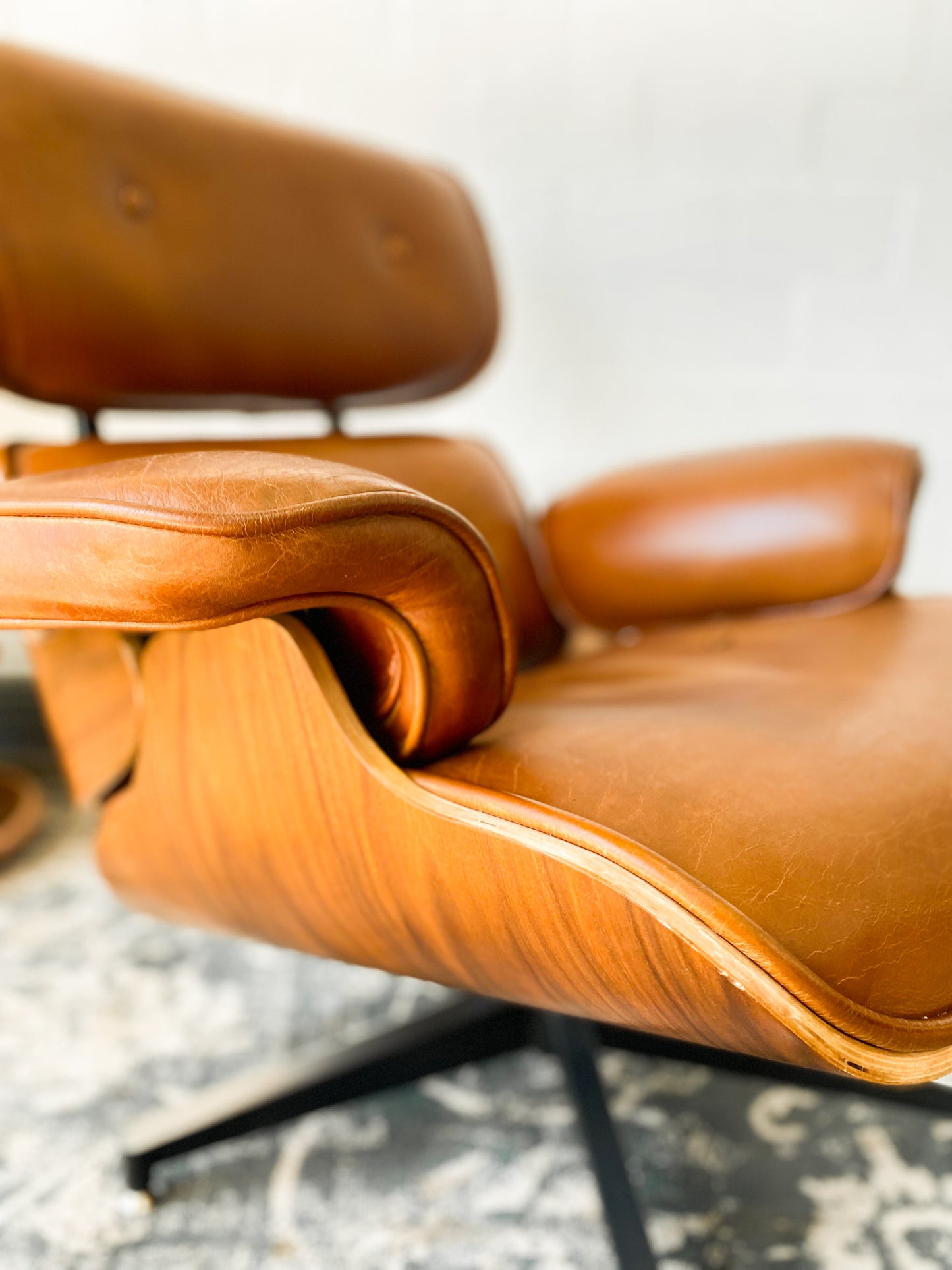 Eames Style Lounger and Footstool