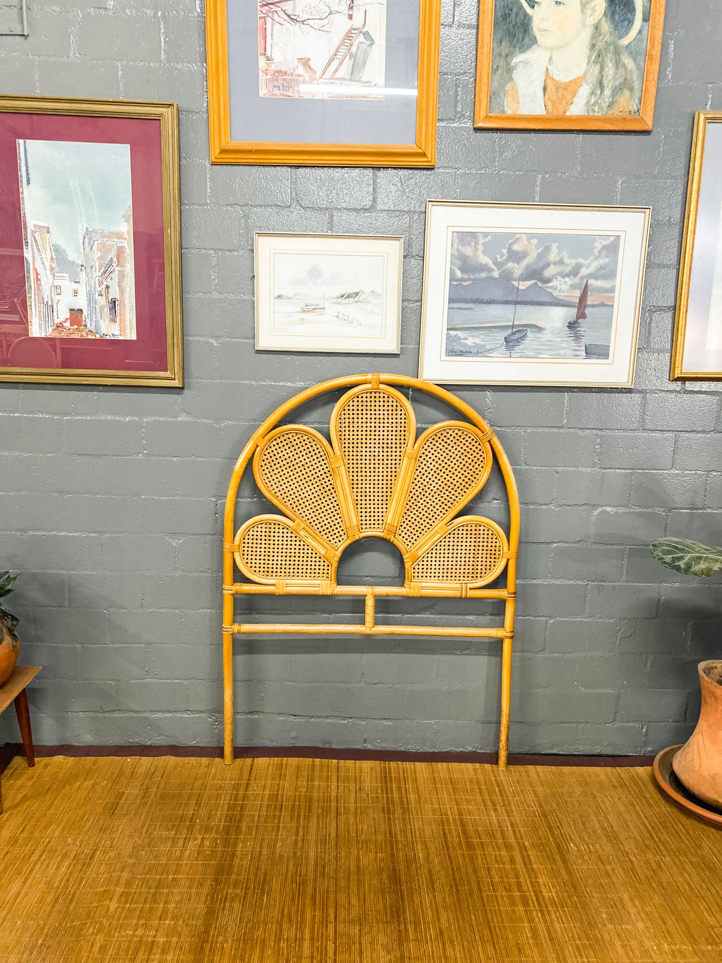 Single Cane Headboard