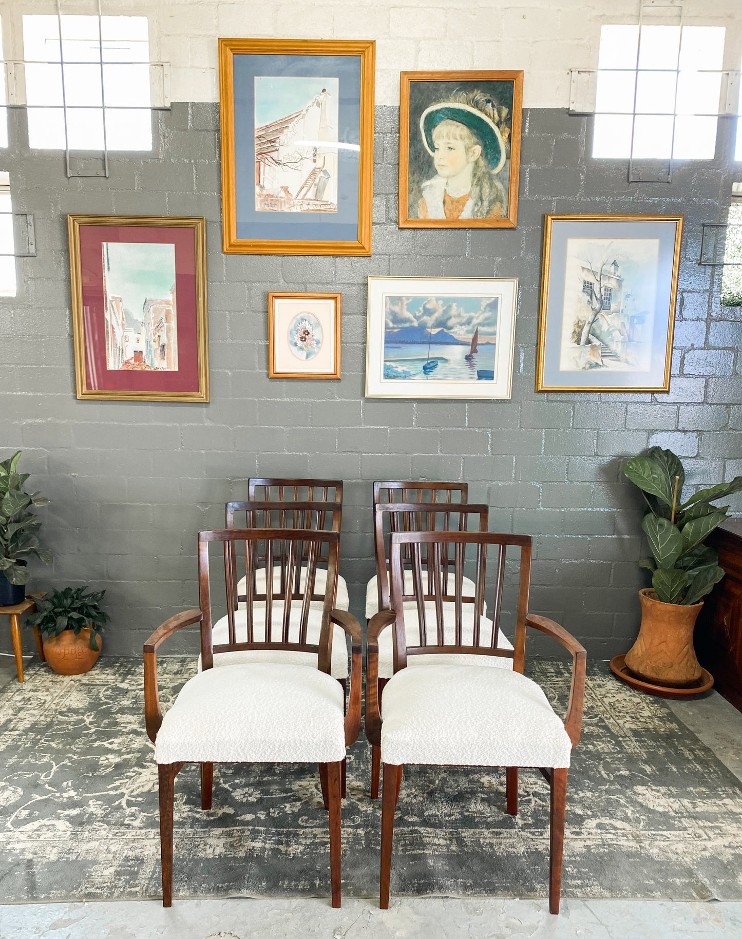 Set of 6 EE Meyer Dining Chairs