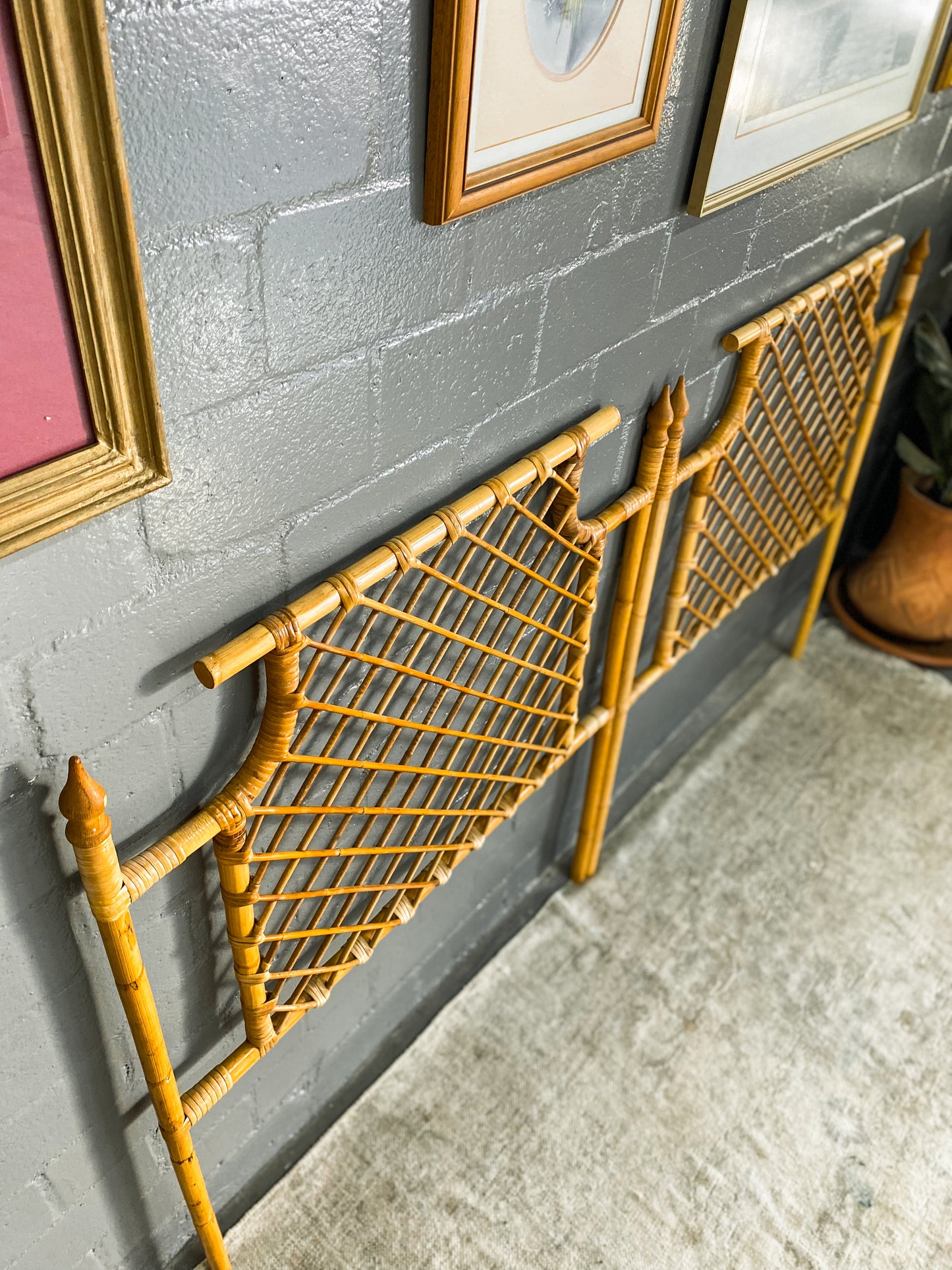 King Cane Headboard