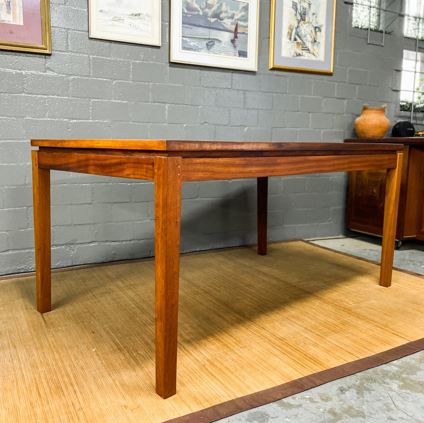 Elegant Mid-Century Modern Teak Dining Table