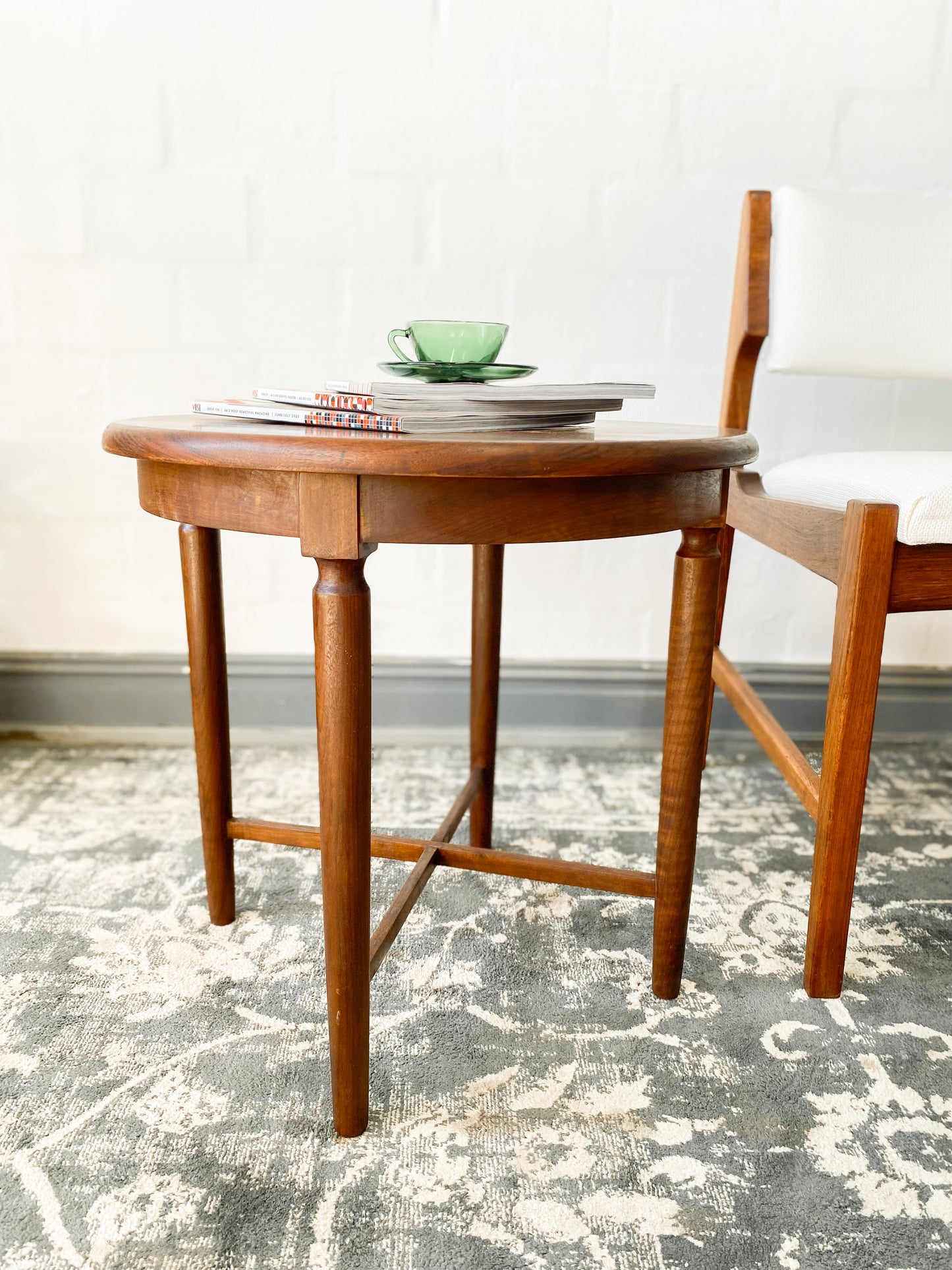 Mid Century Imbuia Side Table