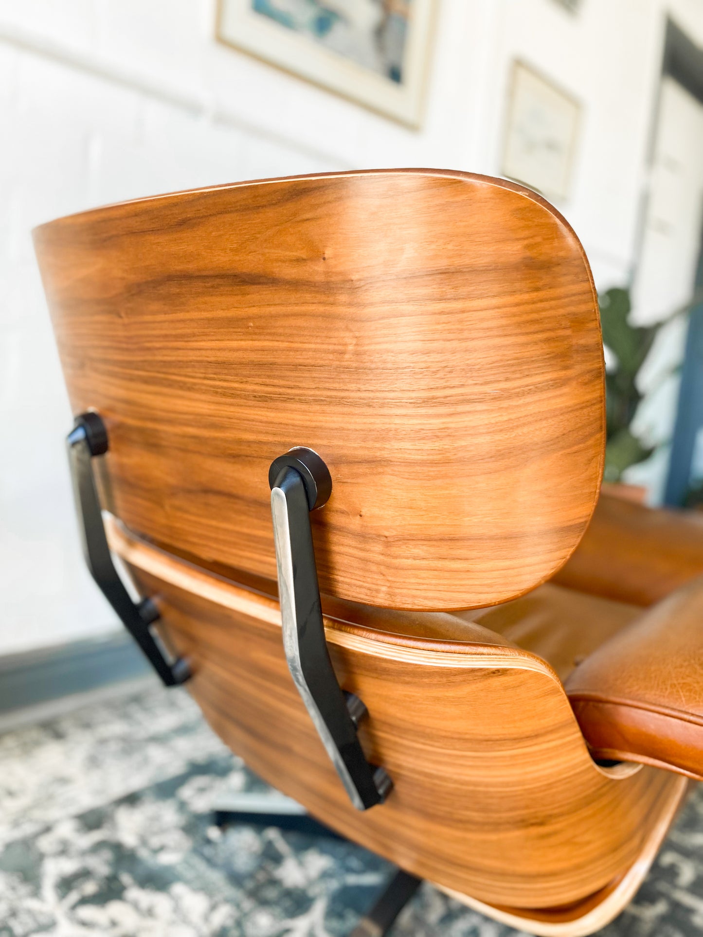 Eames Style Lounger and Footstool