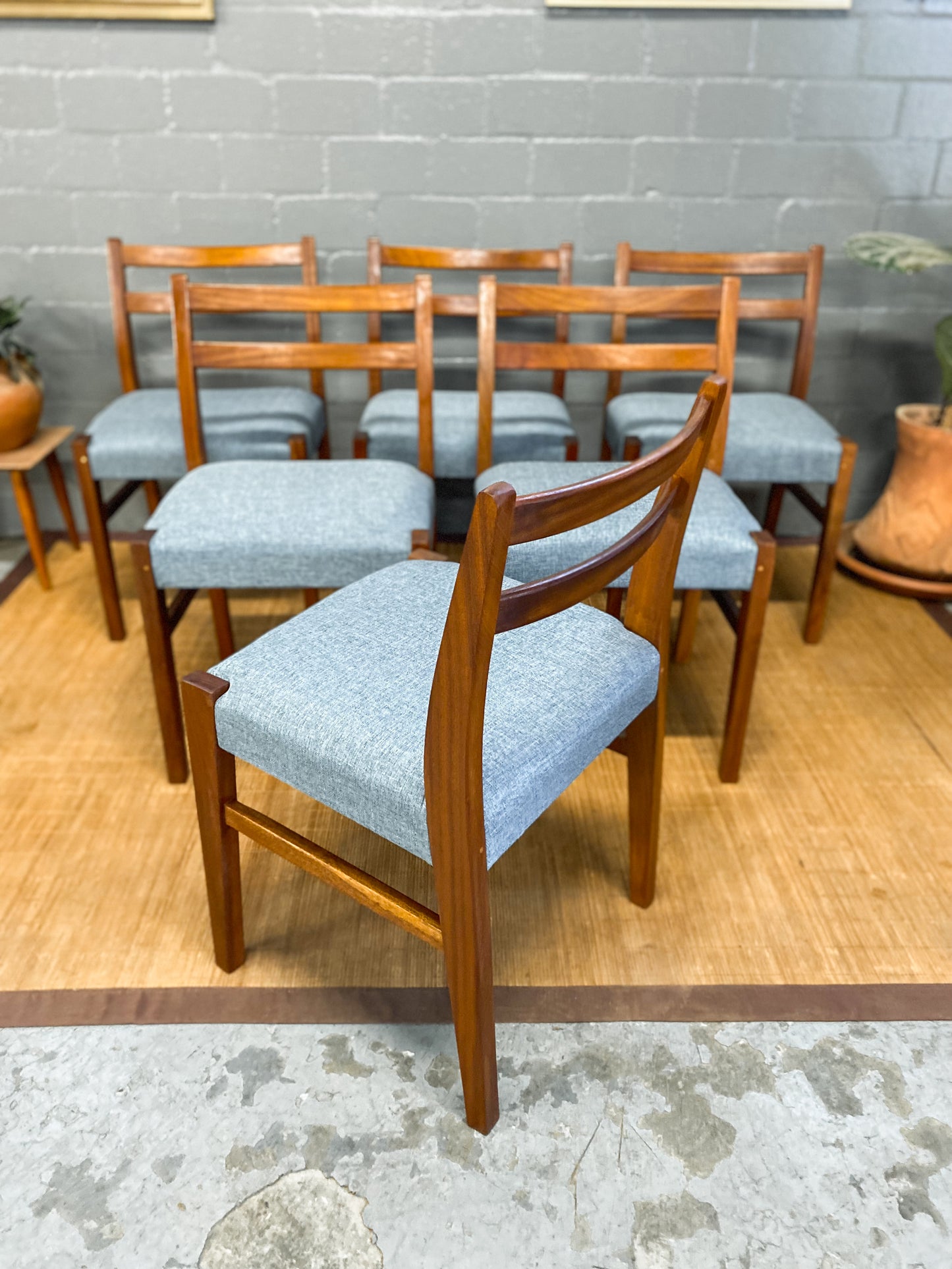 Set of 6 Mid Century Dining Chairs