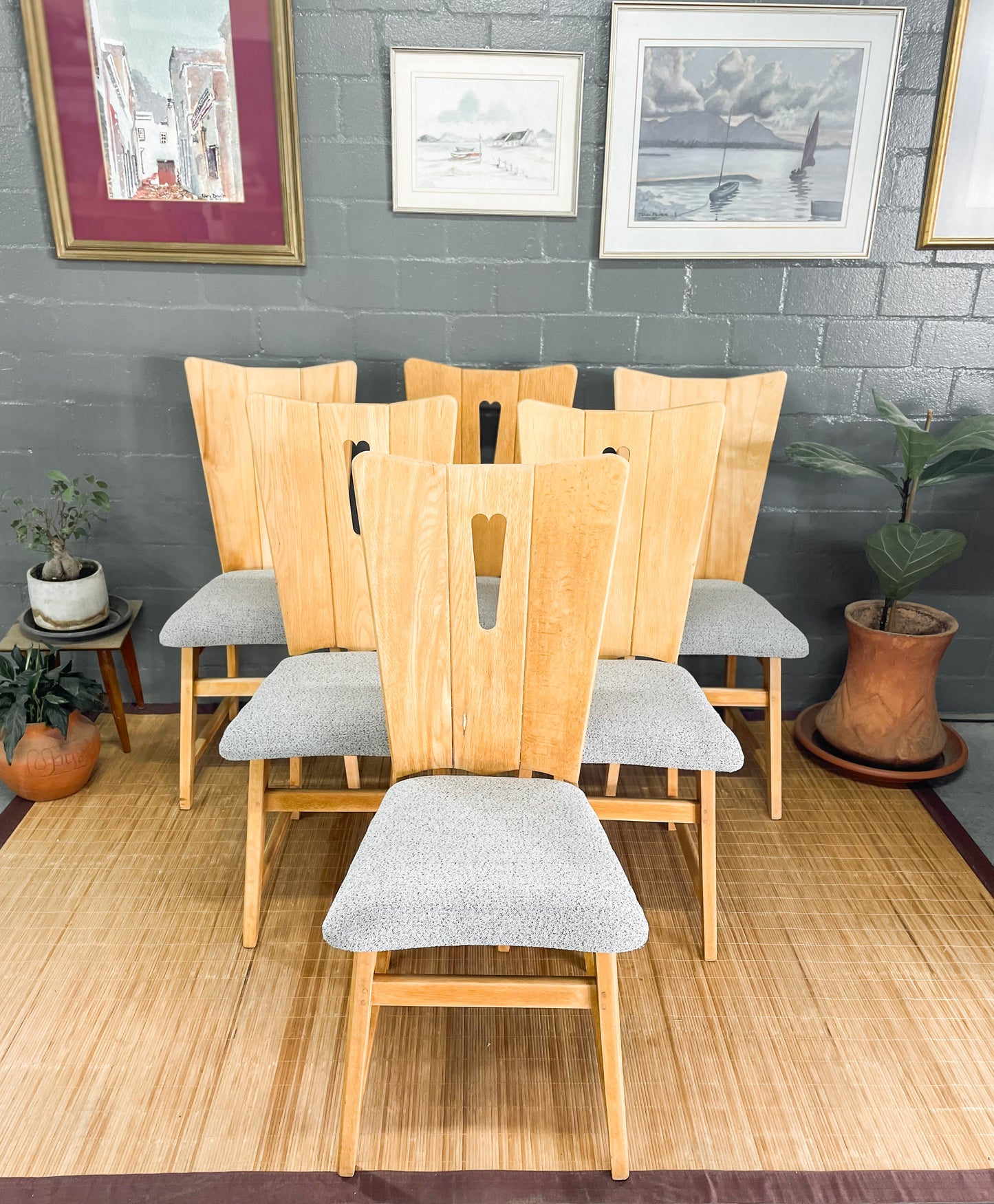 Six Bakker and Steyger Dining Chairs