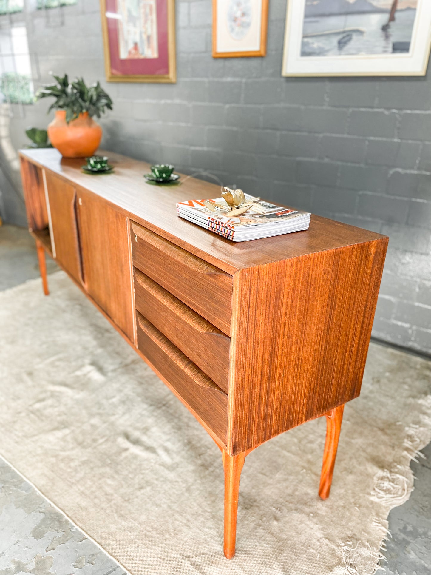 Duros Mid Century Sideboard