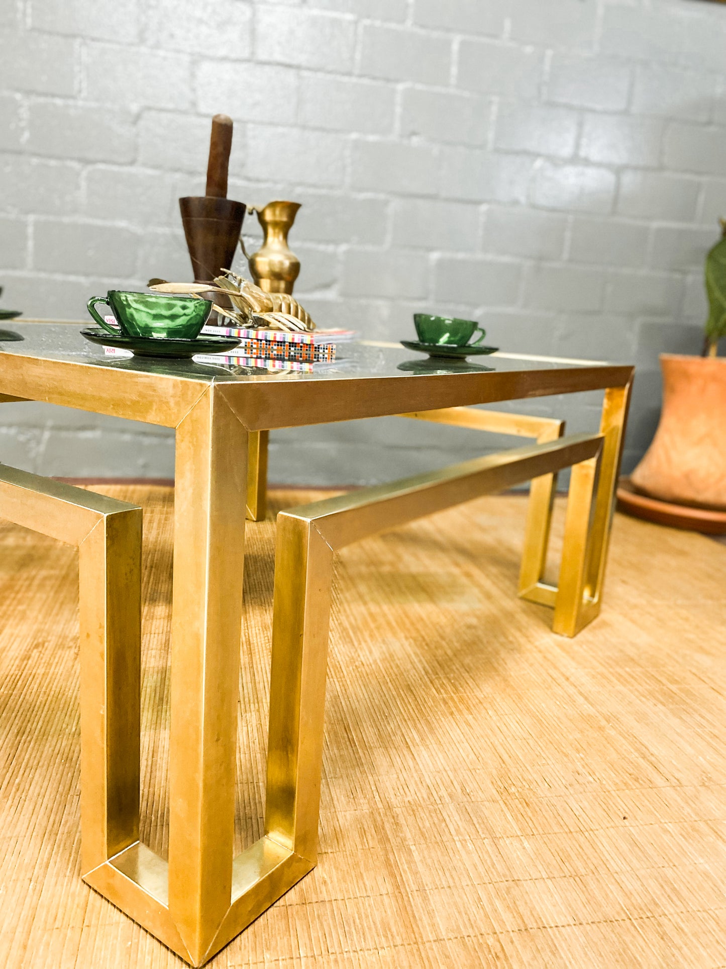 Brass Coffee Table
