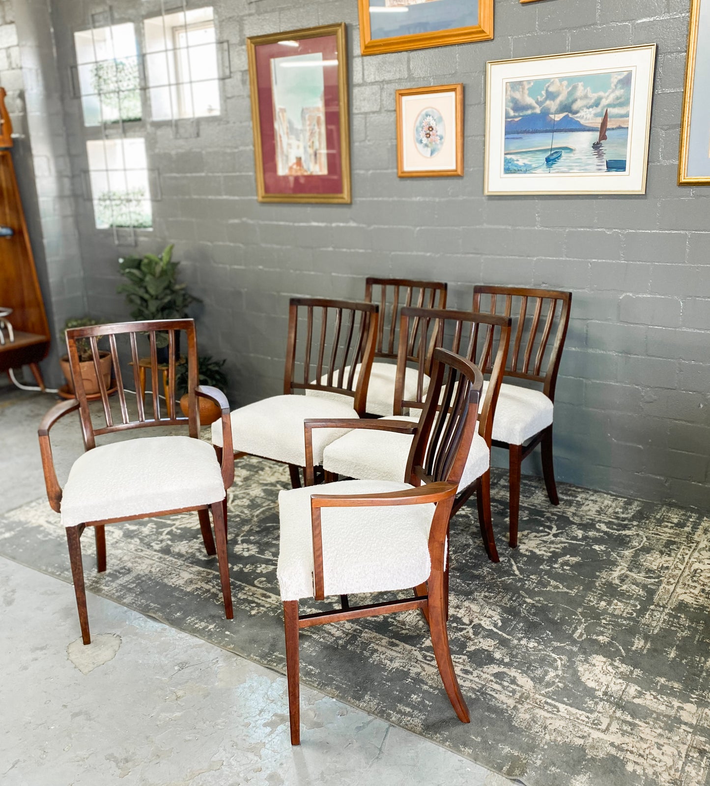Set of 6 EE Meyer Dining Chairs