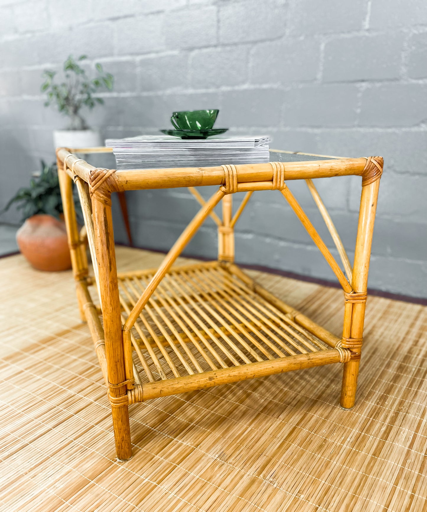 Cane Coffee Table