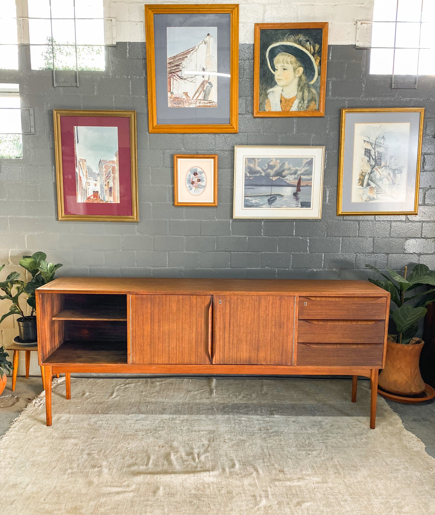 Duros Mid Century Sideboard
