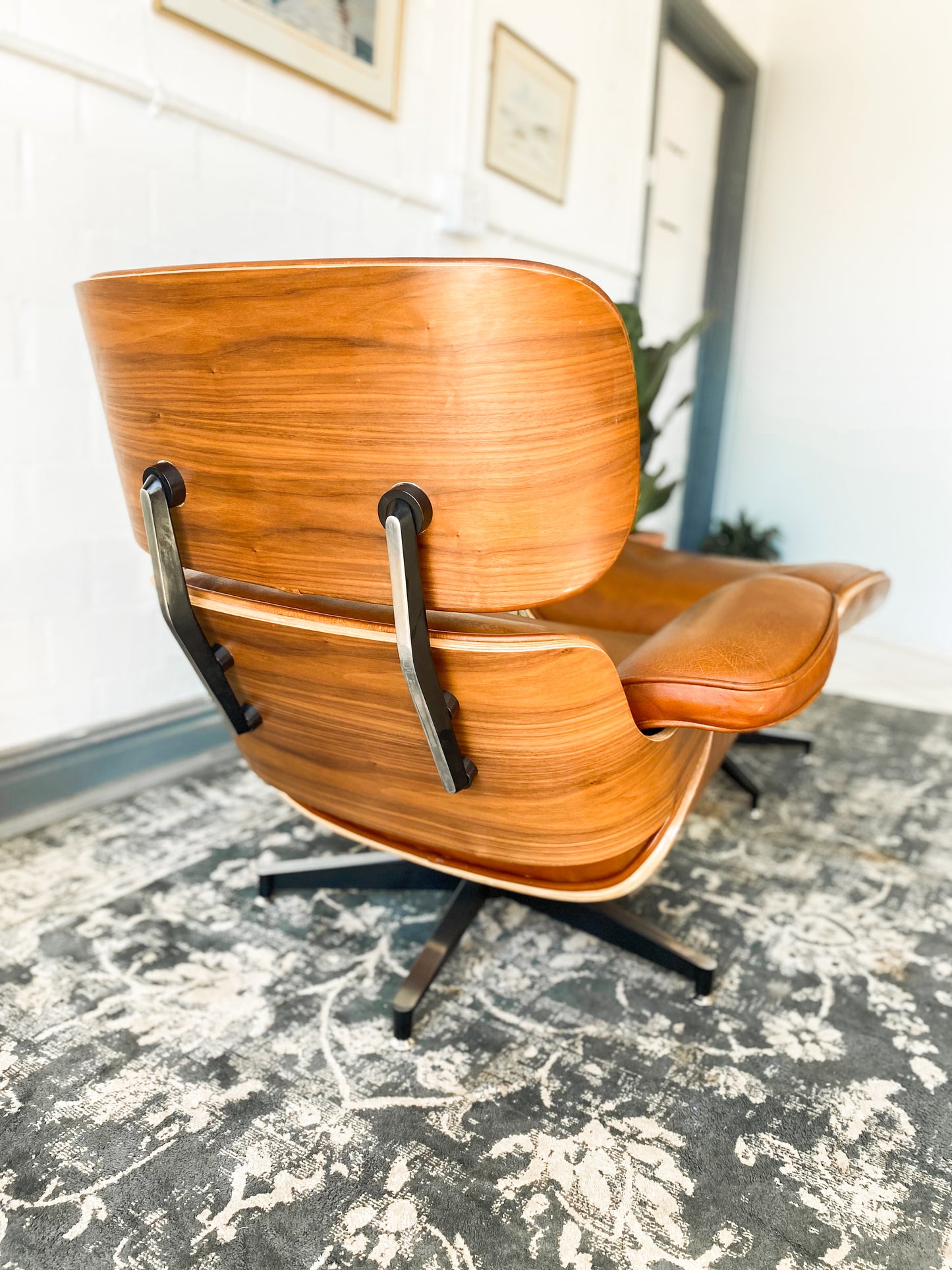 Eames Style Lounger and Footstool